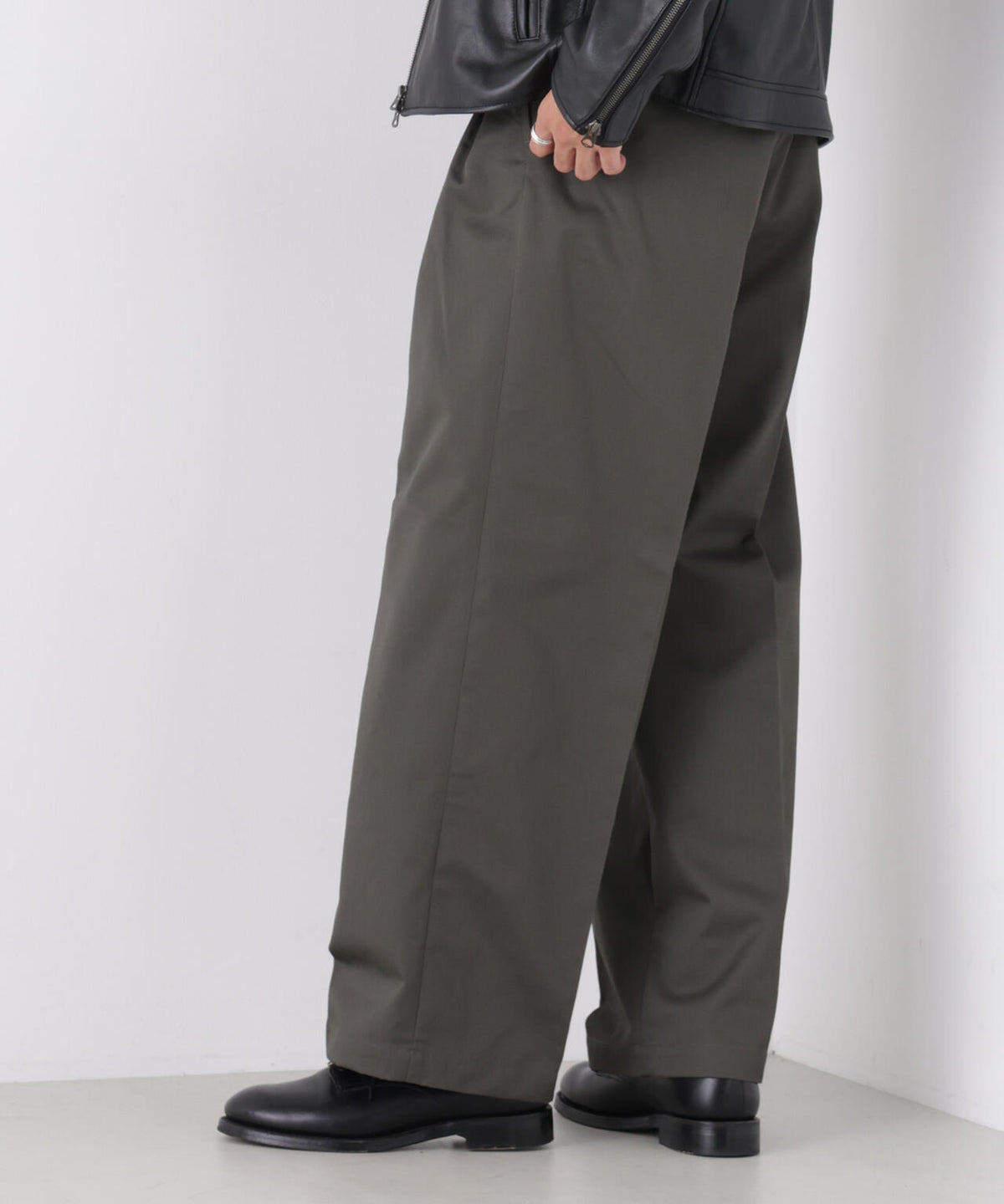 TCツイル2タックワイドパンツ 6726227211