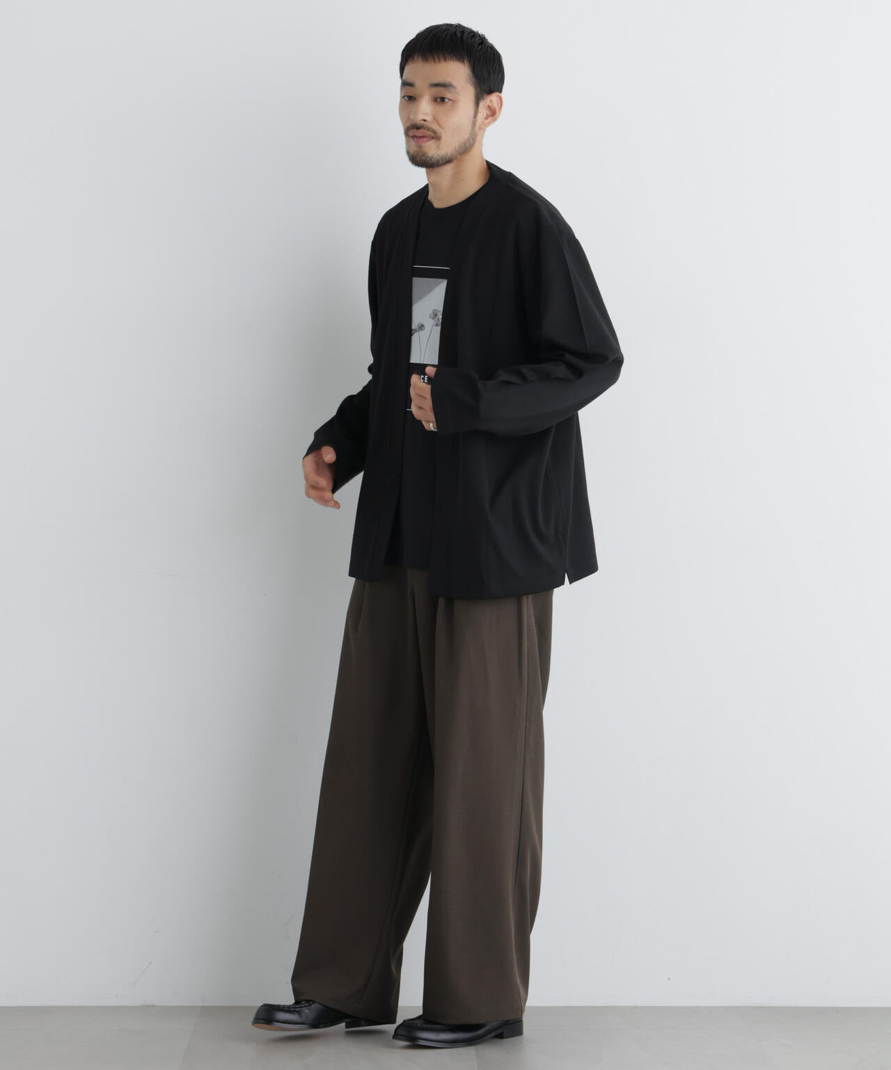 ポリエステルツイル ワイドパンツ 6726227213