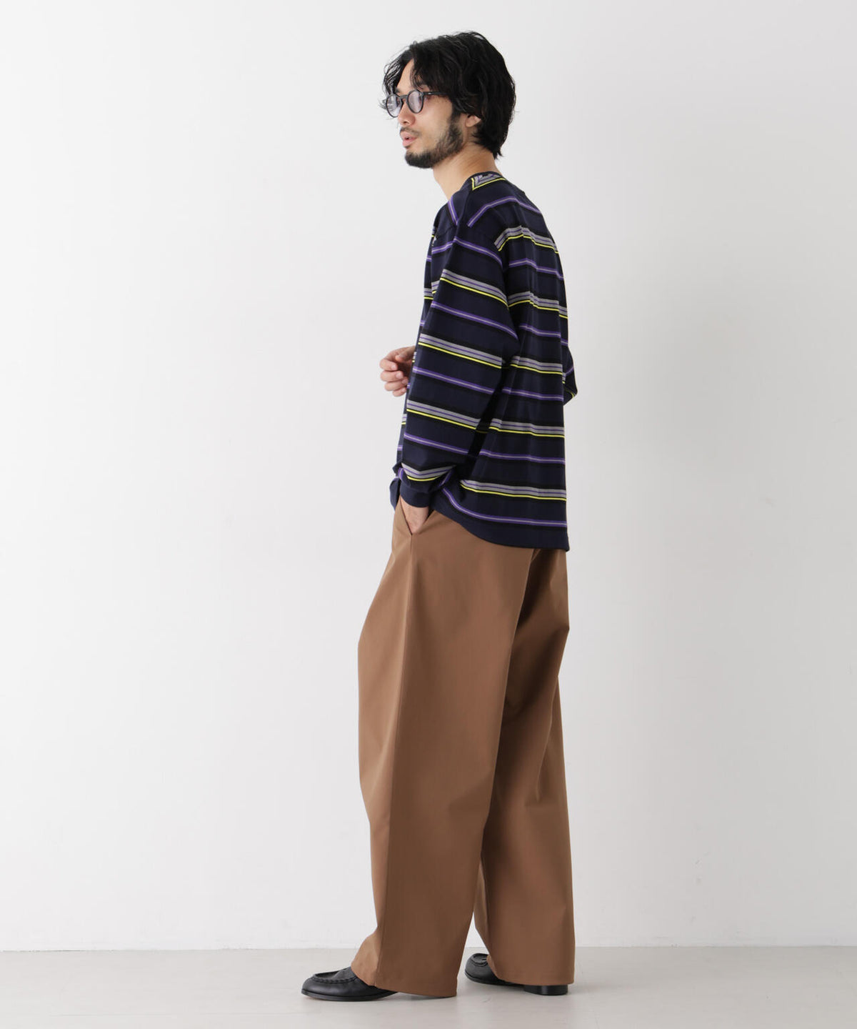 3レイヤー インタックワイドパンツ(セットアップ可) 6726227217