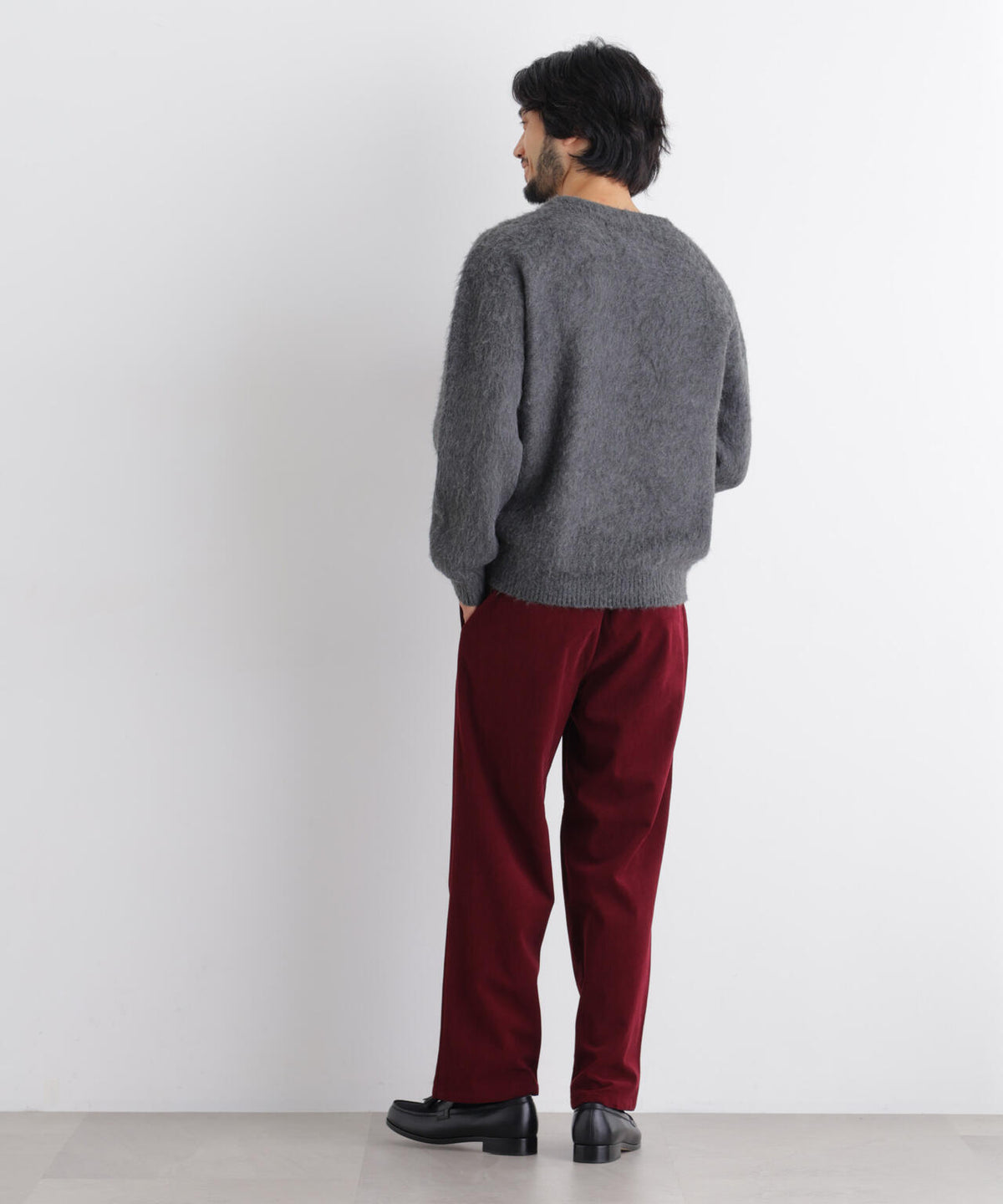 イージーワイドコーデュロイパンツ 6726227220