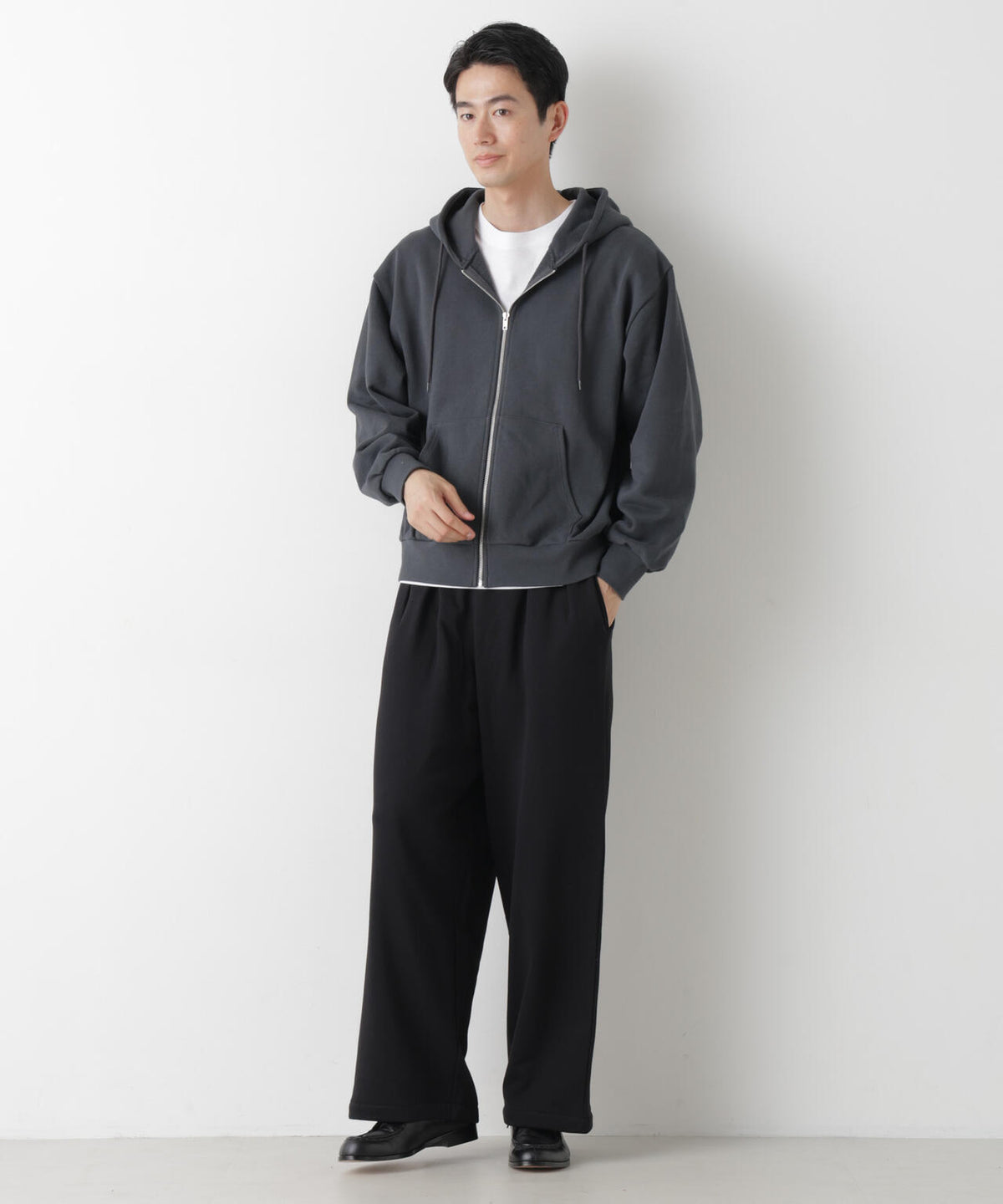 WEB限定/2タックワイドスウェットパンツ 6726227221