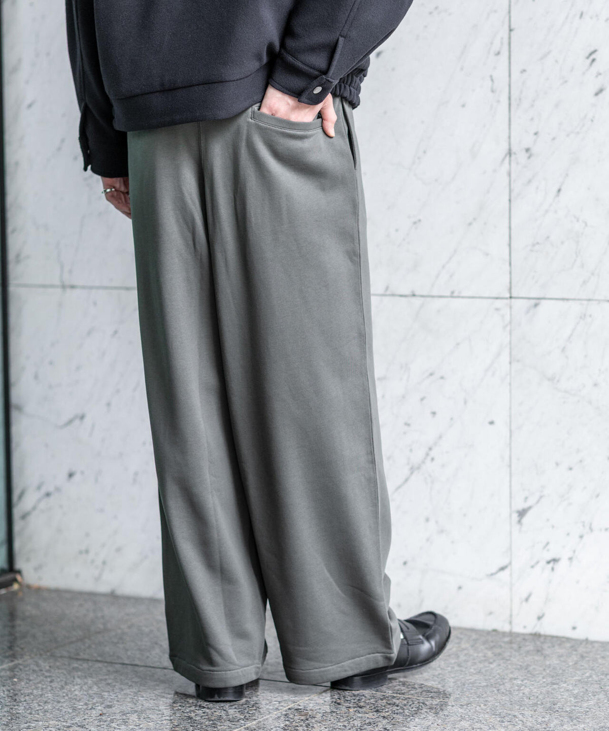 WEB限定/2タックワイドスウェットパンツ 6726227221