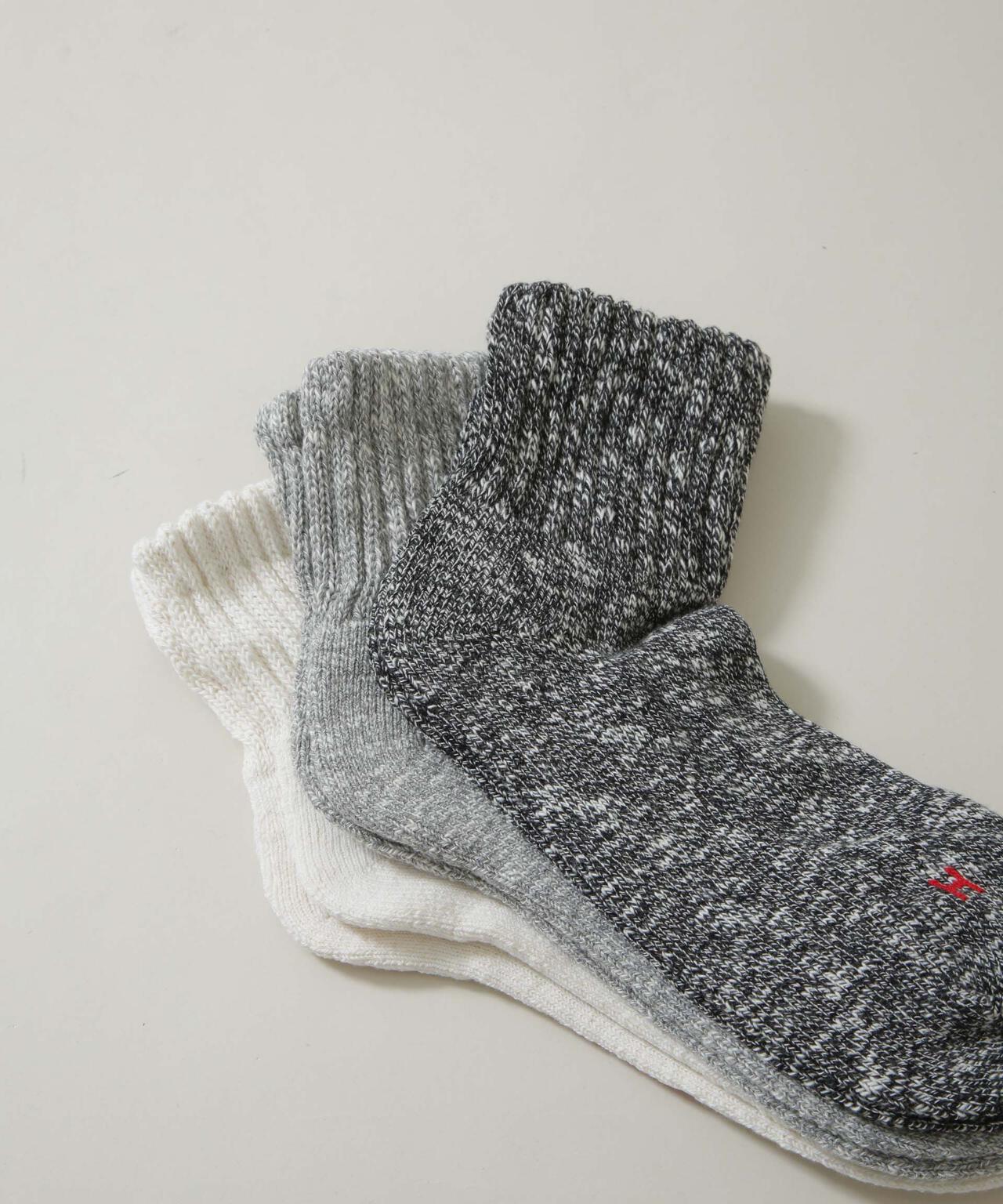 Healthknit/ベーシックスラブMIVソックス 3足セット 6726251006