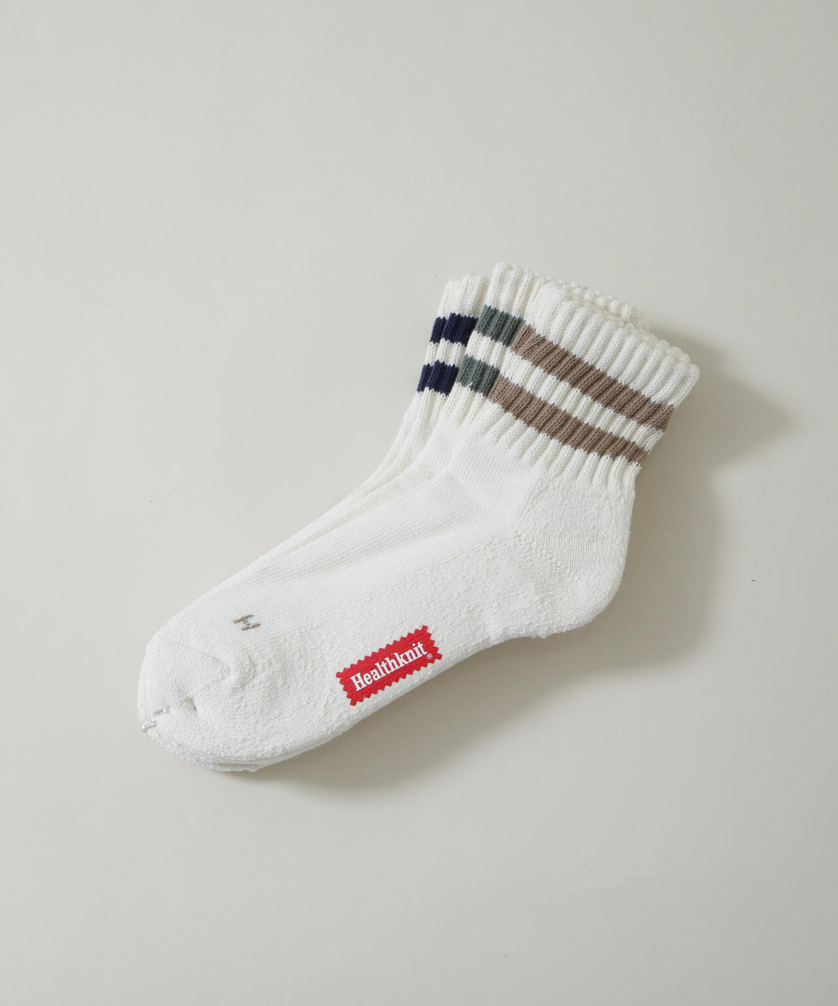 Healthknit/シンカー2本ライン ソックス 3足SET 6726251007