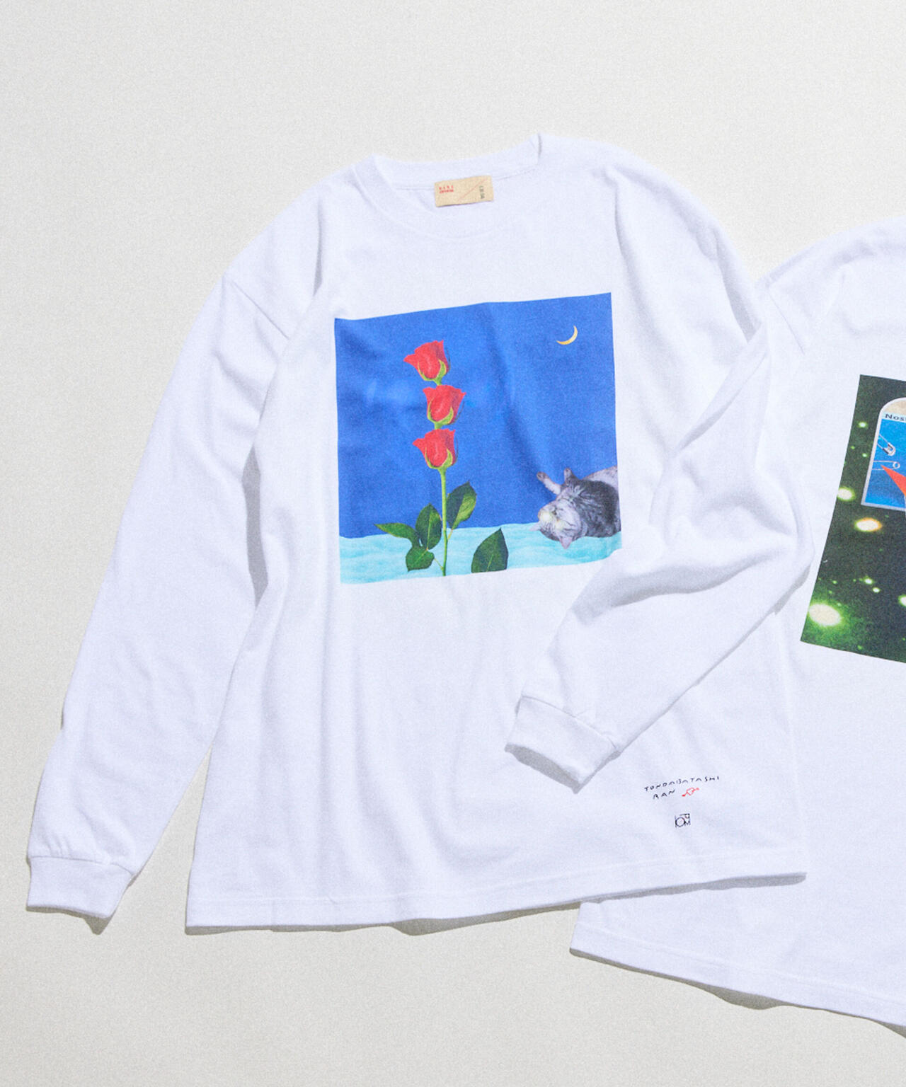 「とんだ林蘭×NANO universe」 ロングTシャツ 6733123306