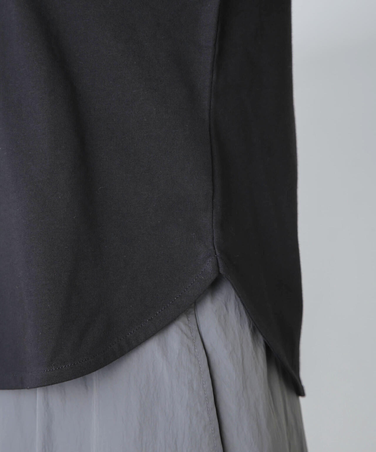 汗染み防止加工接触冷感7分袖カットソー 6734123304