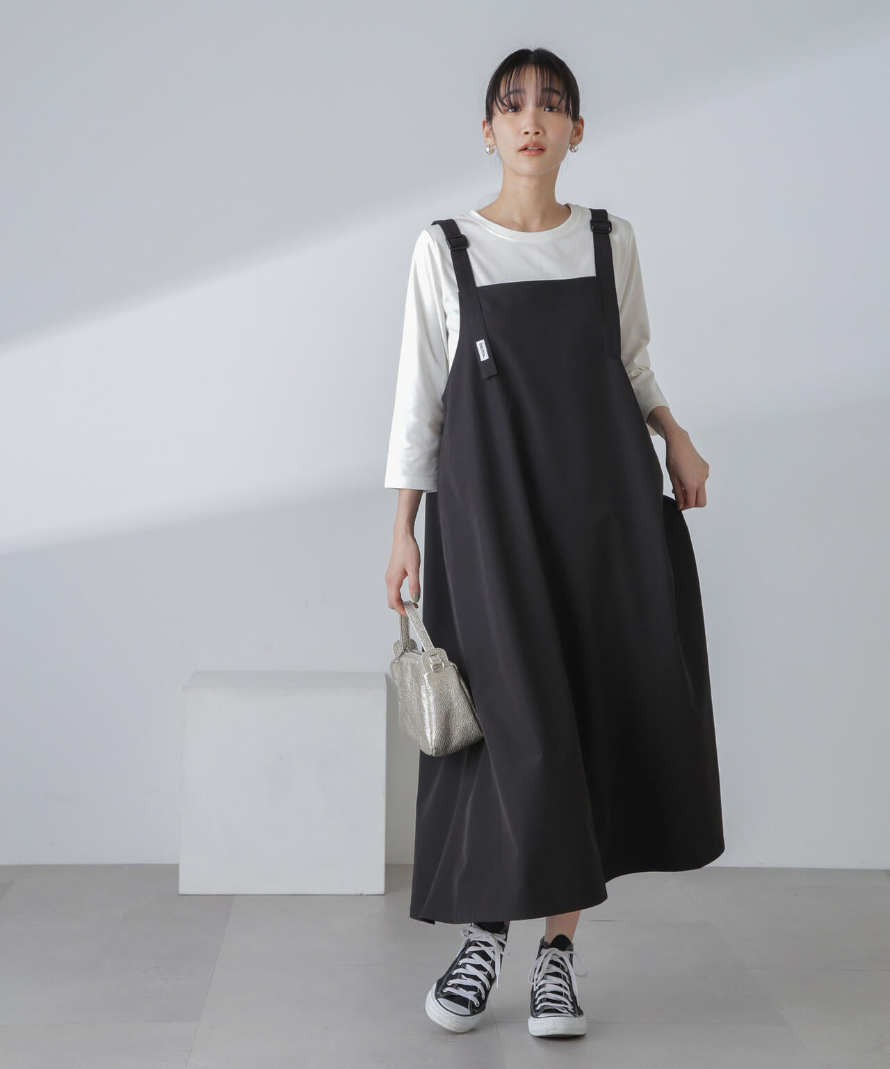 汗染み防止加工接触冷感7分袖カットソー 6734123304