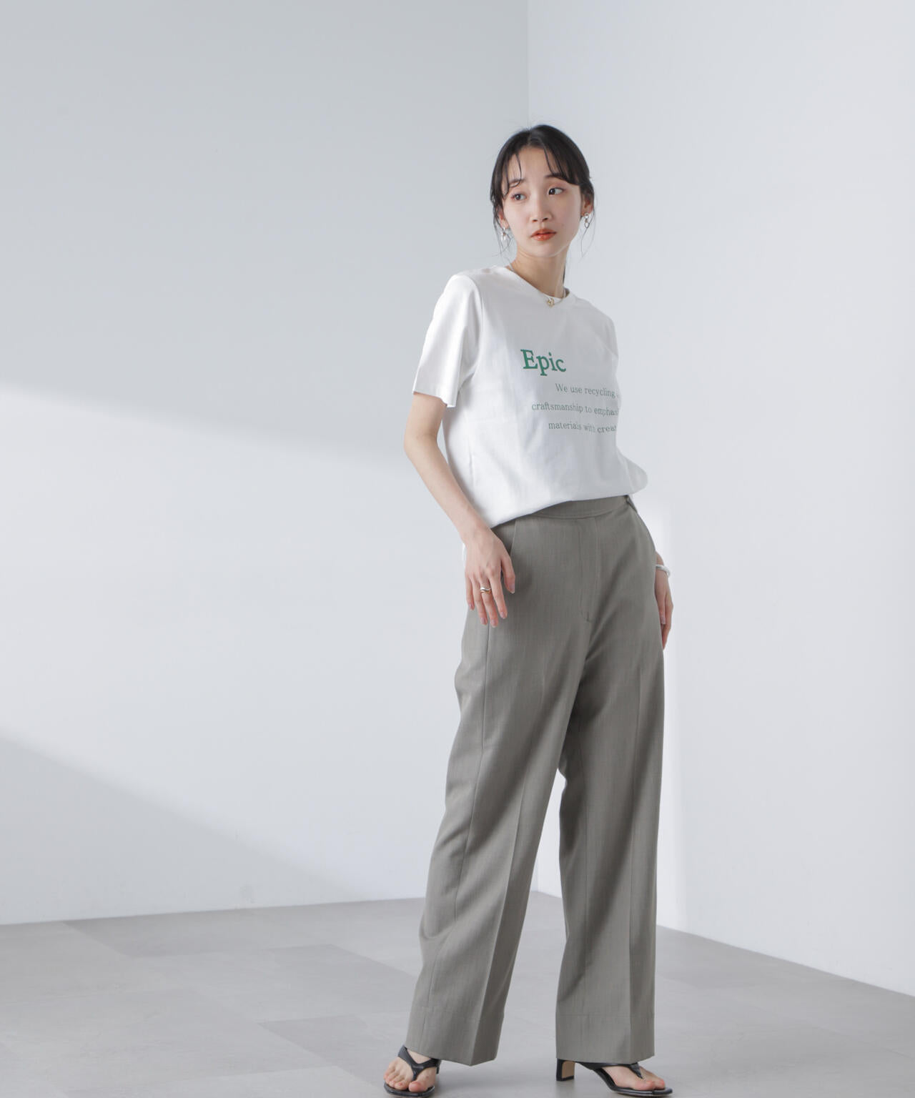 ロゴプリントTシャツ 6734124309