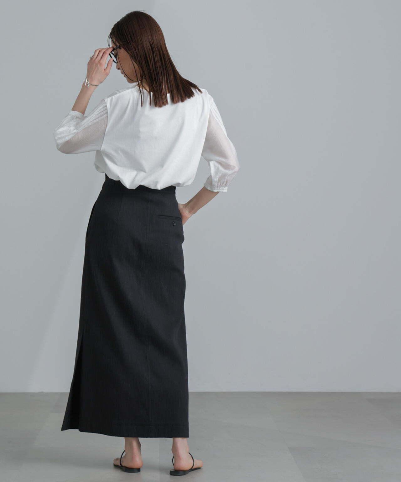 ピンタックスリーブカットプルオーバー 6734124310