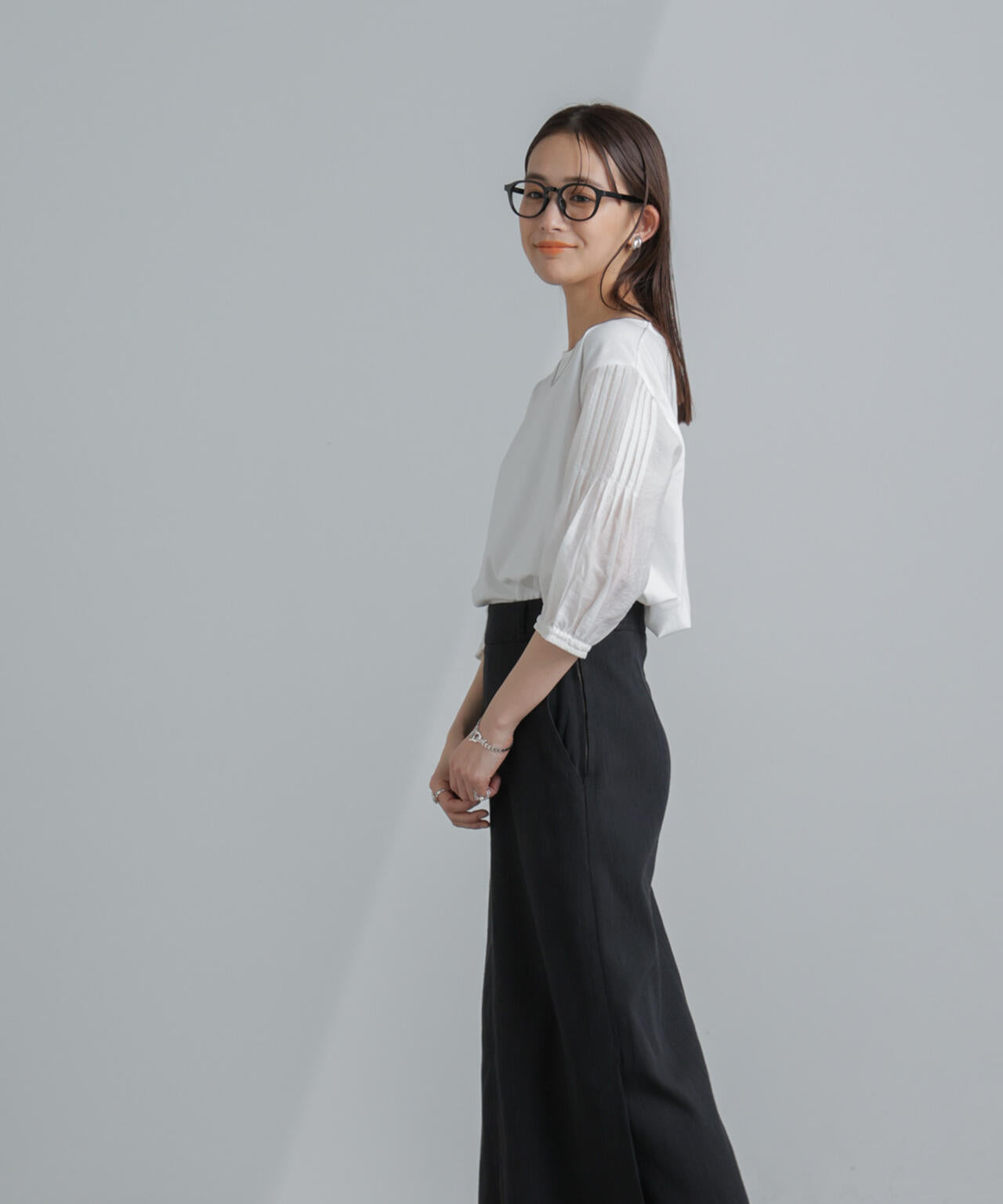 ピンタックスリーブカットプルオーバー 6734124310