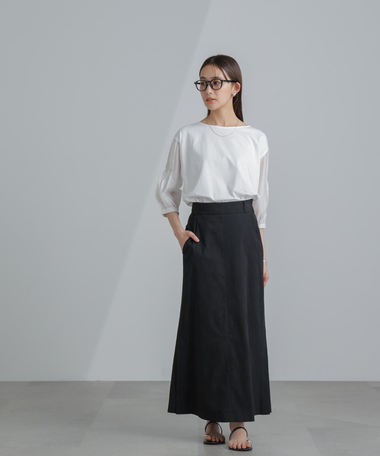 ピンタックスリーブカットプルオーバー 6734124310