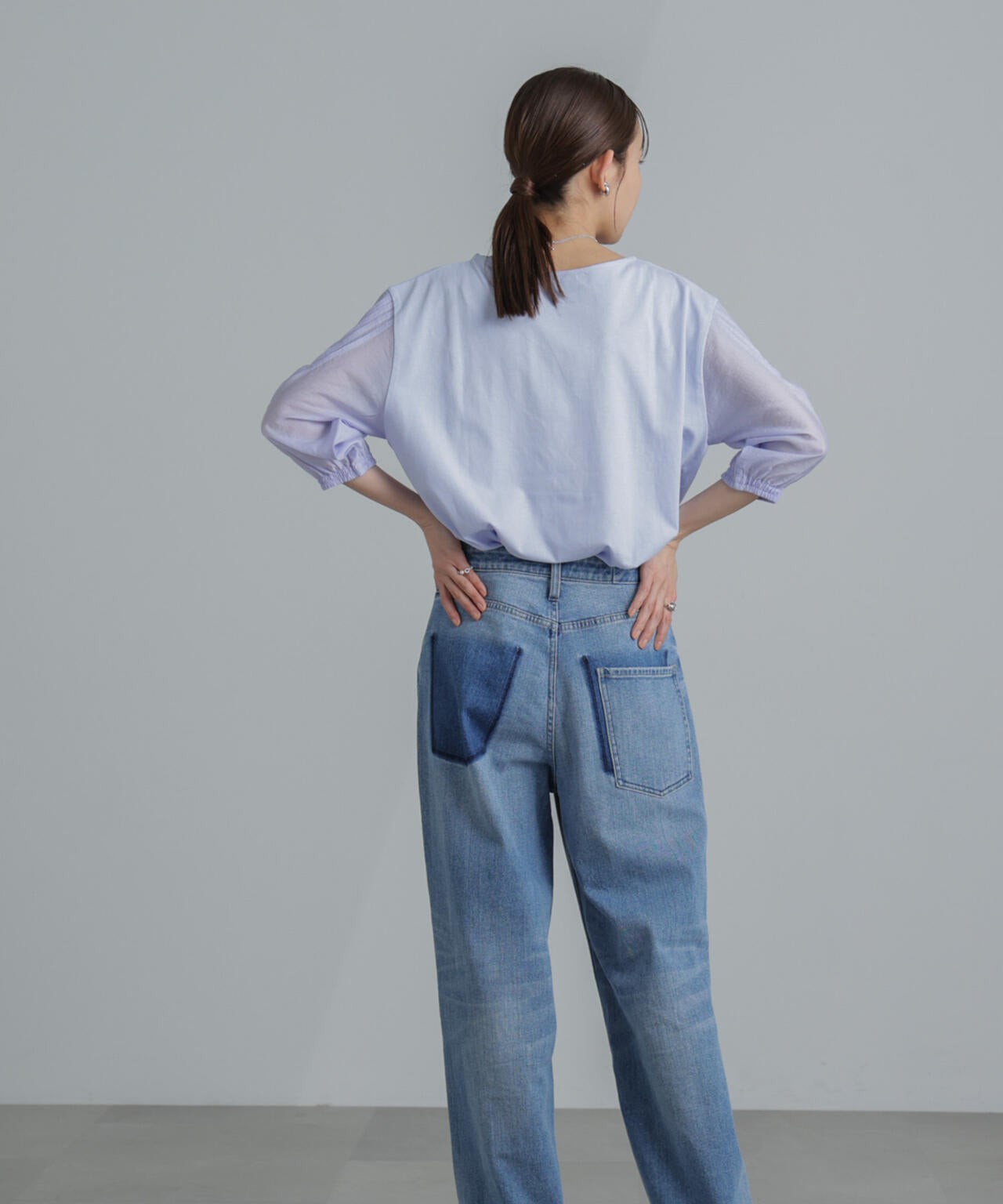 ピンタックスリーブカットプルオーバー 6734124310