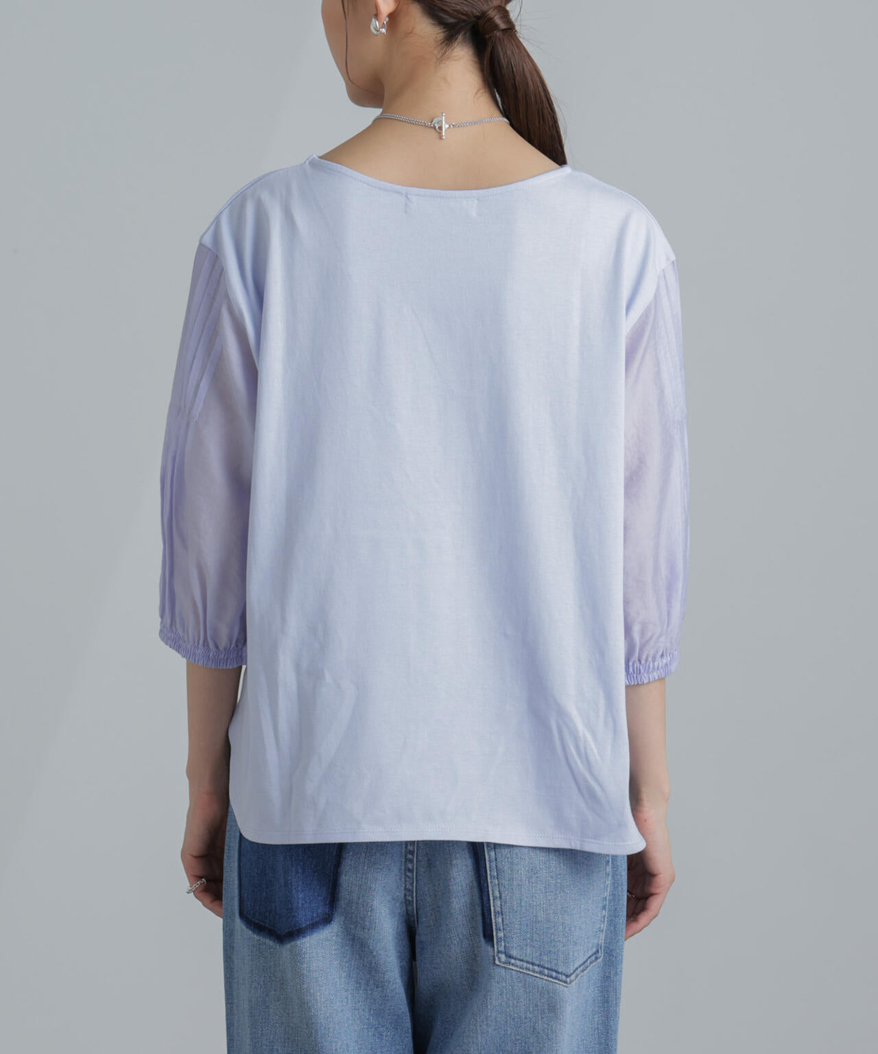 ピンタックスリーブカットプルオーバー 6734124310