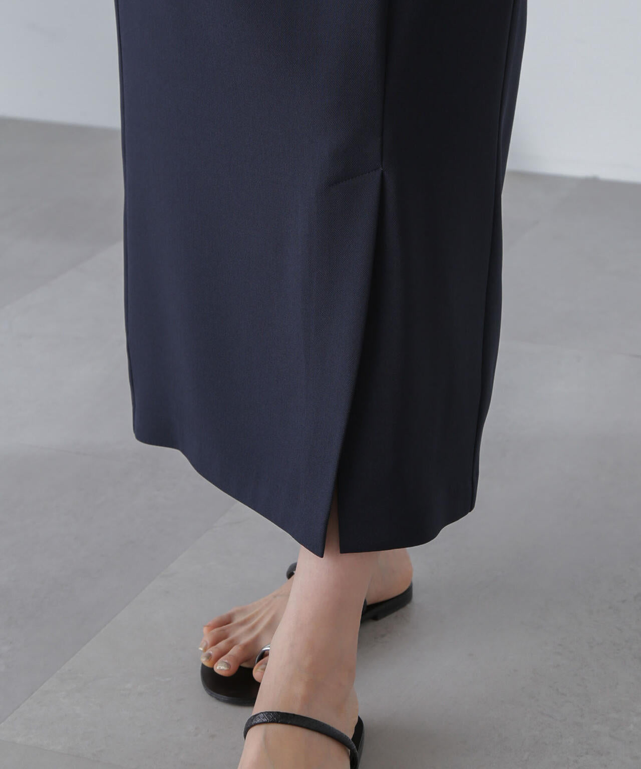 多機能素材サイドベルトストラップ風スカート(セットアップ可) 6734130315