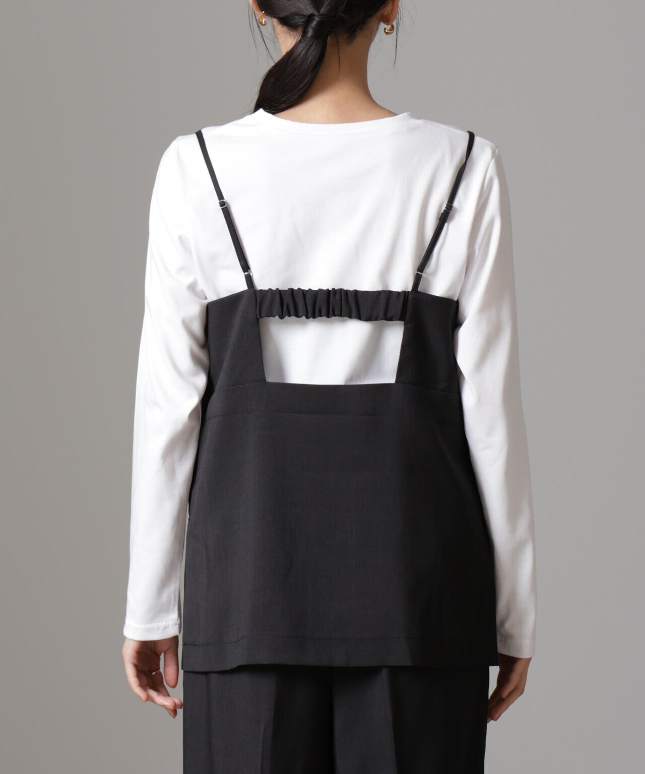 キャミトップス+パンツ+ロングTシャツ3アイテムセットアップ 6734219320