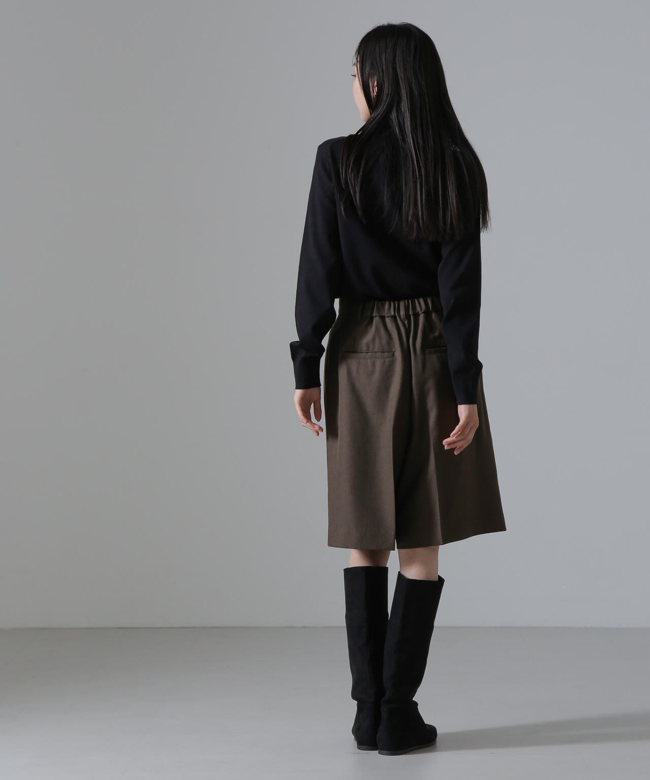 天竺タートルニットトップス 6734222347