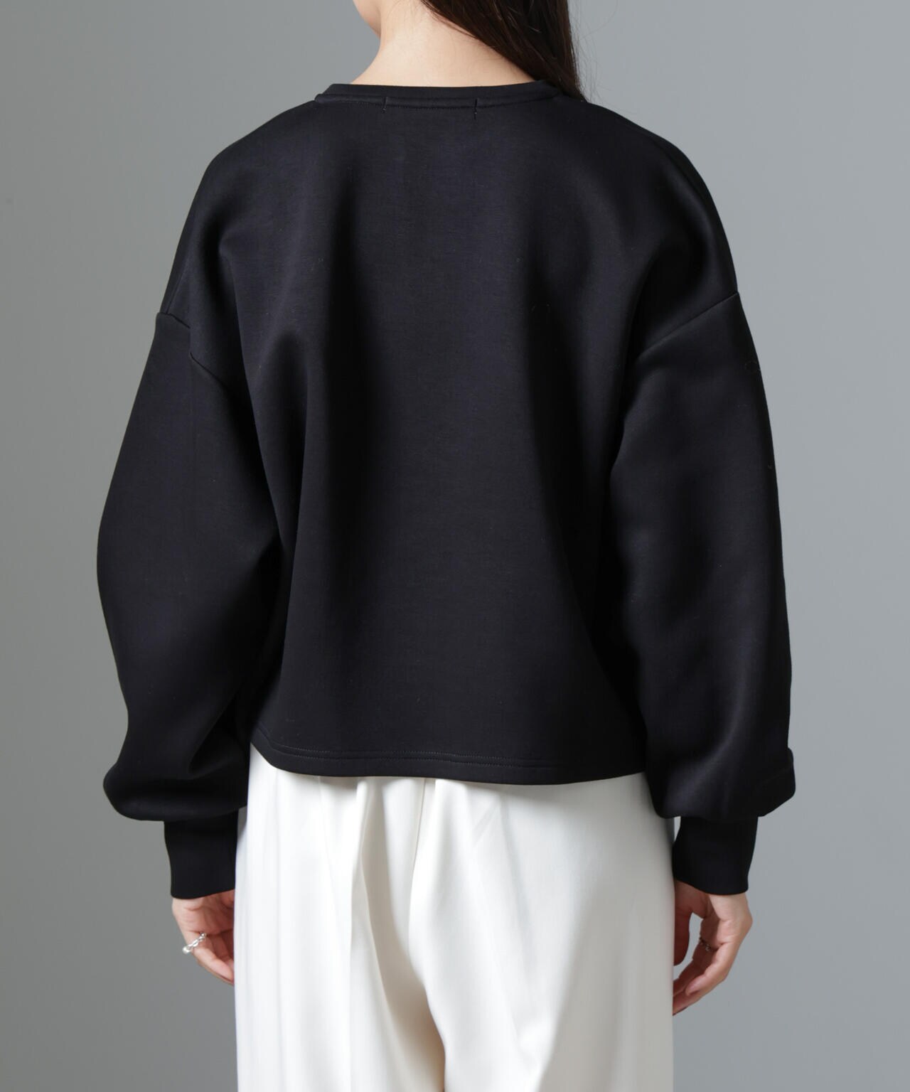 裏起毛ダンボールカットキーネックトップス(セットアップ可) 6734223325