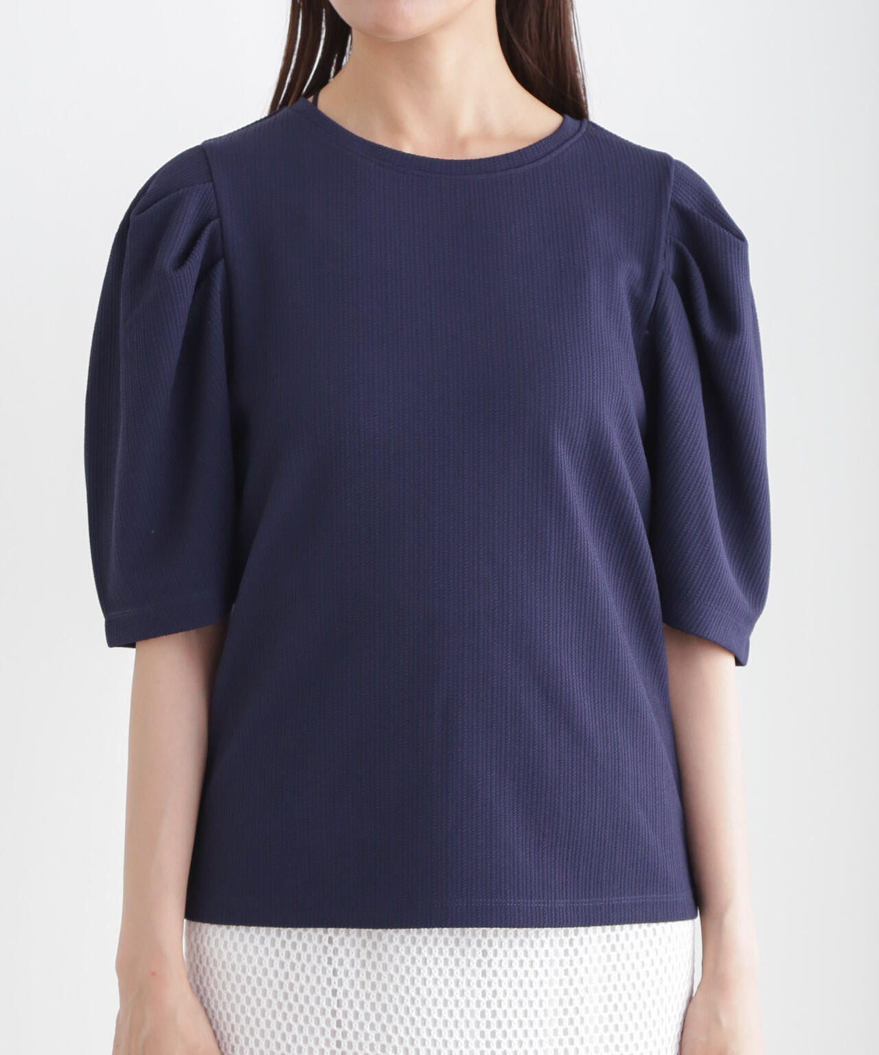 ショルダーギャザーデザイントップス 6734224300