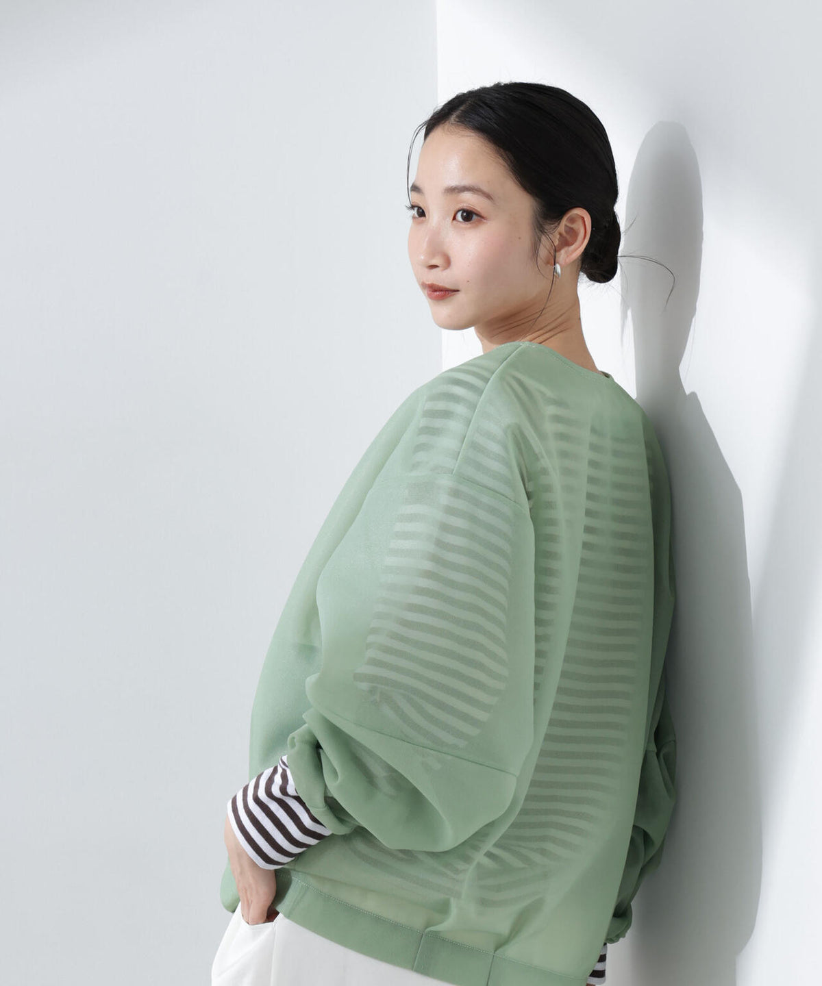 シアーダンボールカットノーカラーZIPupジャケット 6735116302