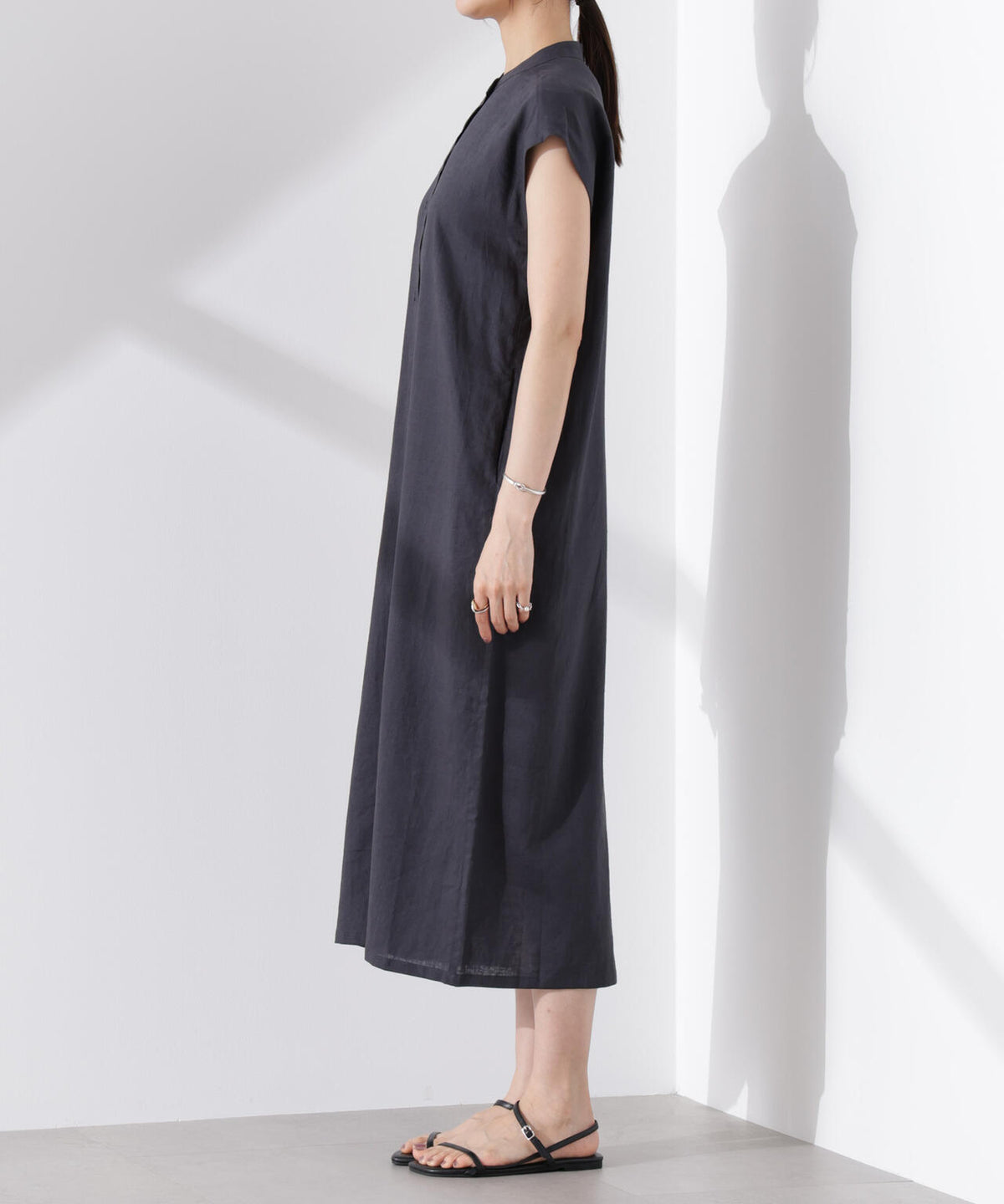 Anti Smell Linen フレンチスリーブワンピース 6735119314