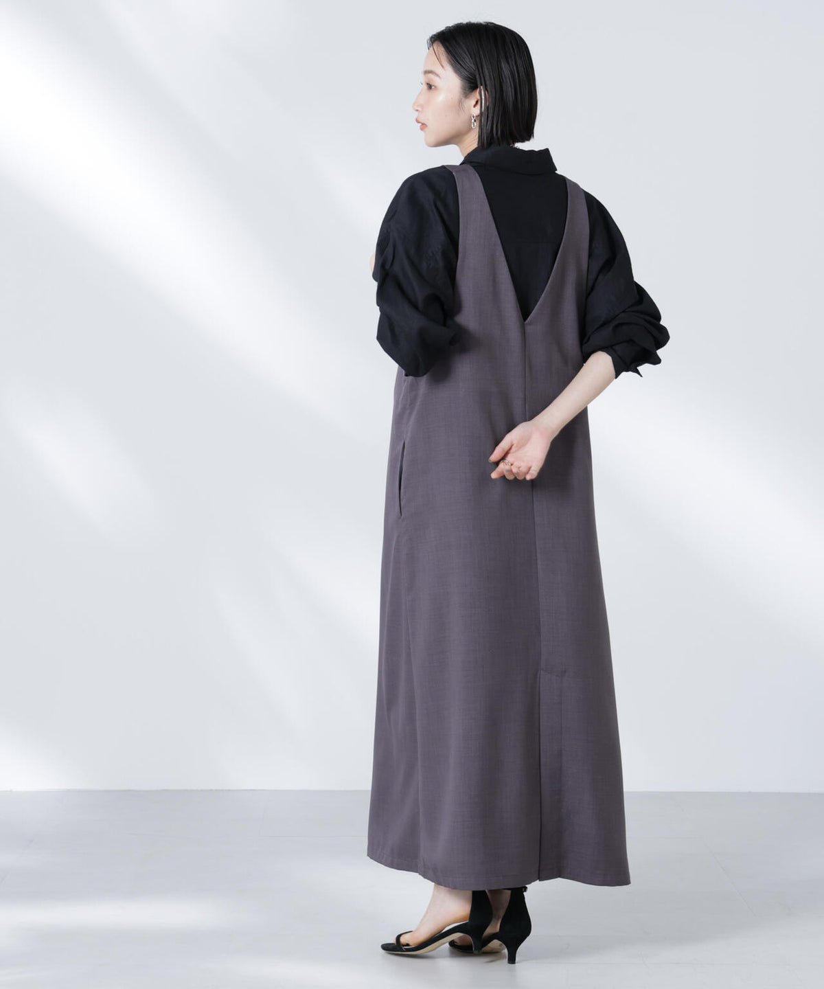 前後2wayサロペットワンピース 6735119330