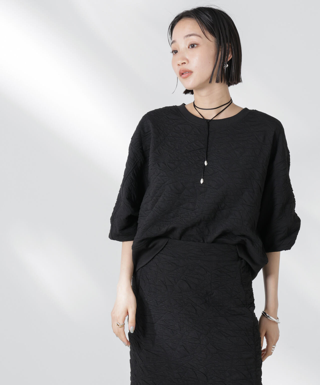 フクレジャガードカットトップス(セットアップ可) 6735123301