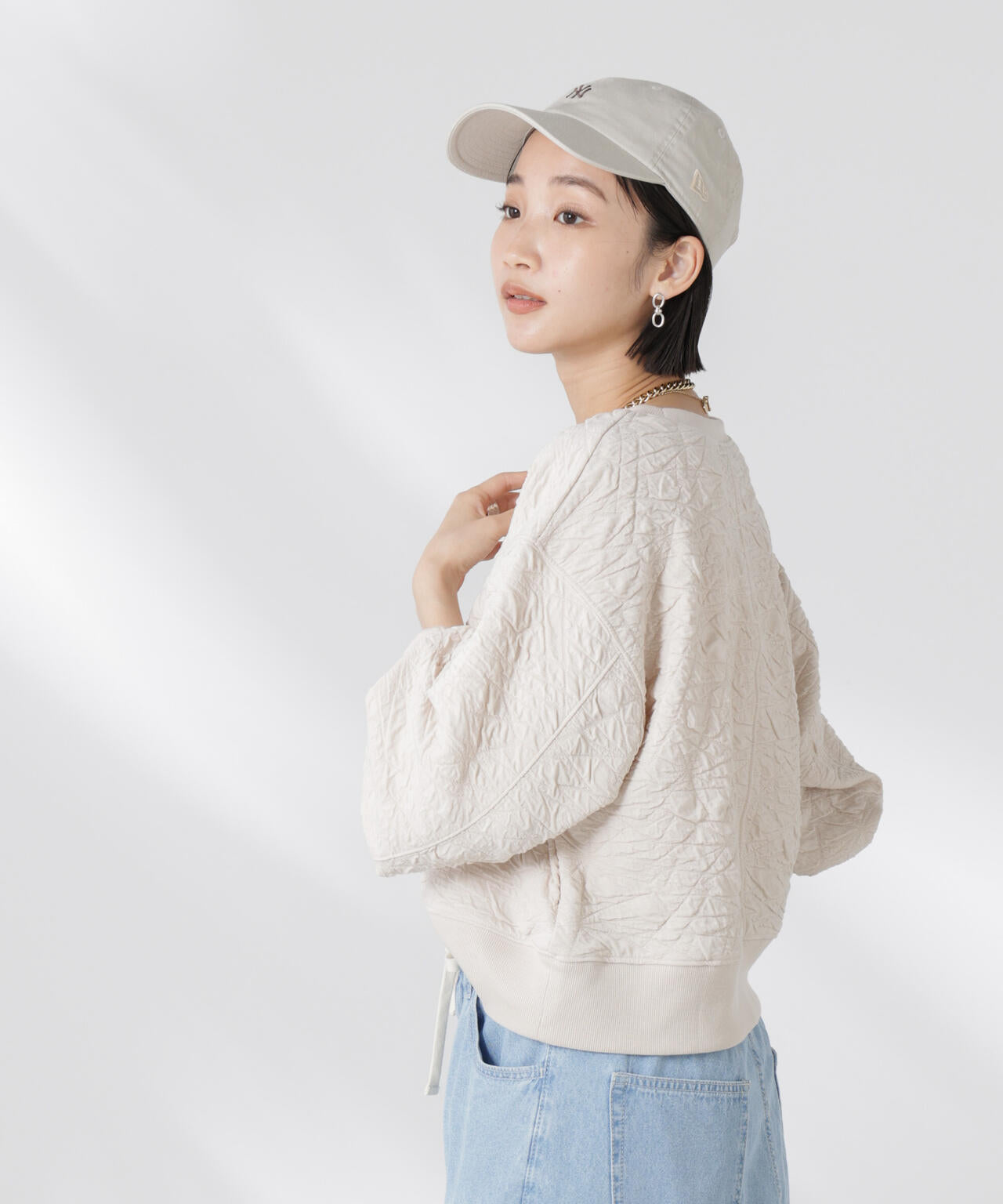 フクレジャガードカットトップス(セットアップ可) 6735123301