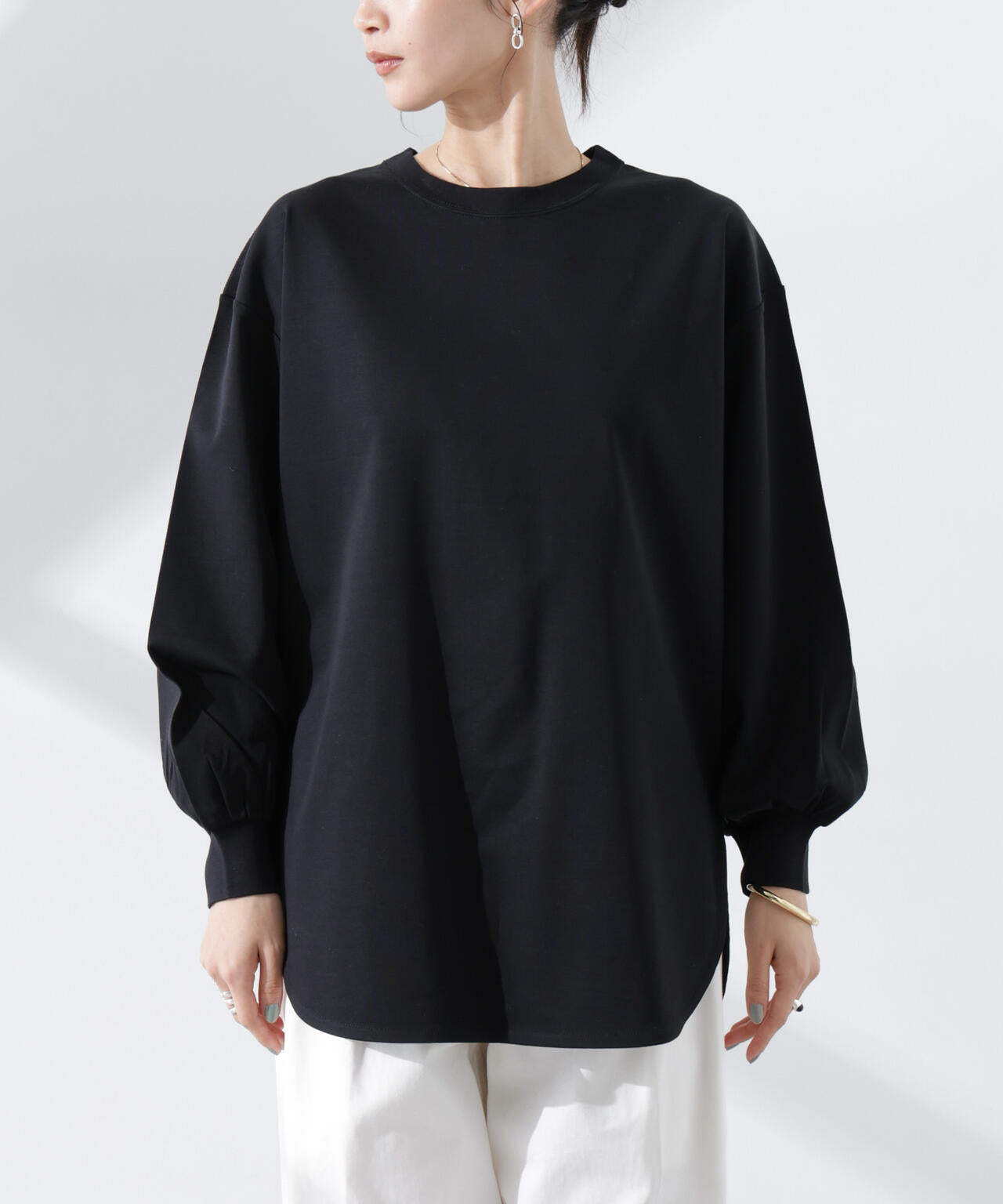 Anti SmellスムースシルケットロングスリーブTシャツ 6735123303