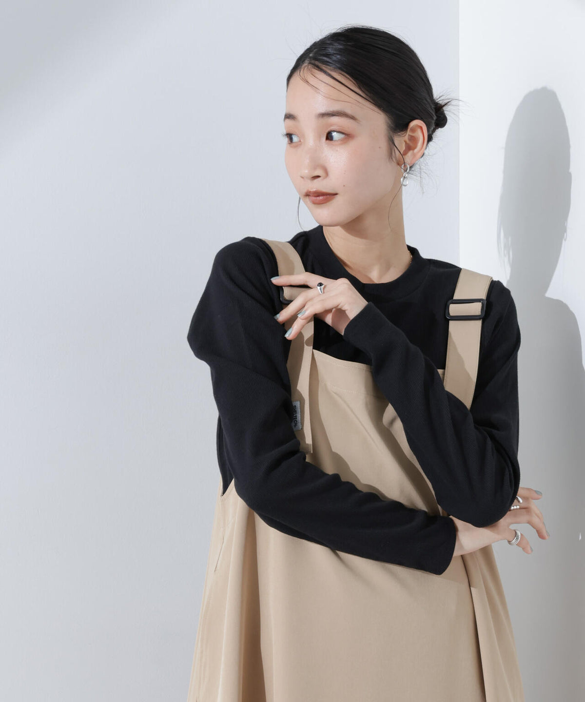 抗菌防臭リブロングスリーブTシャツ 6735123307