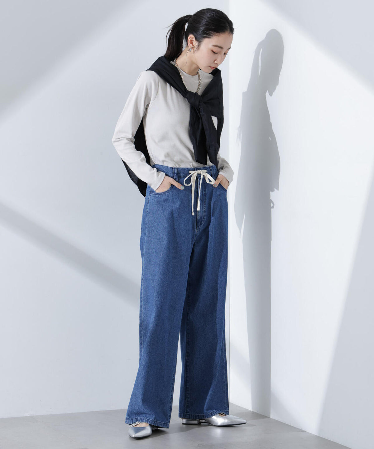 抗菌防臭リブロングスリーブTシャツ 6735123307