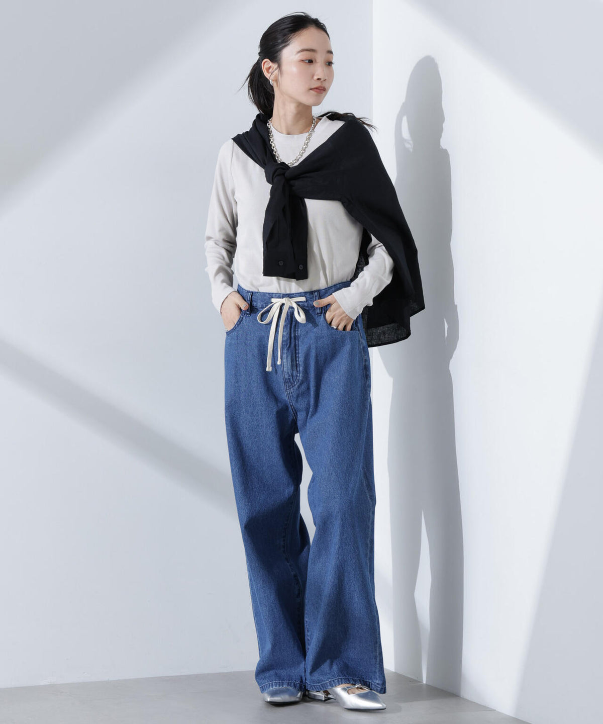 抗菌防臭リブロングスリーブTシャツ 6735123307