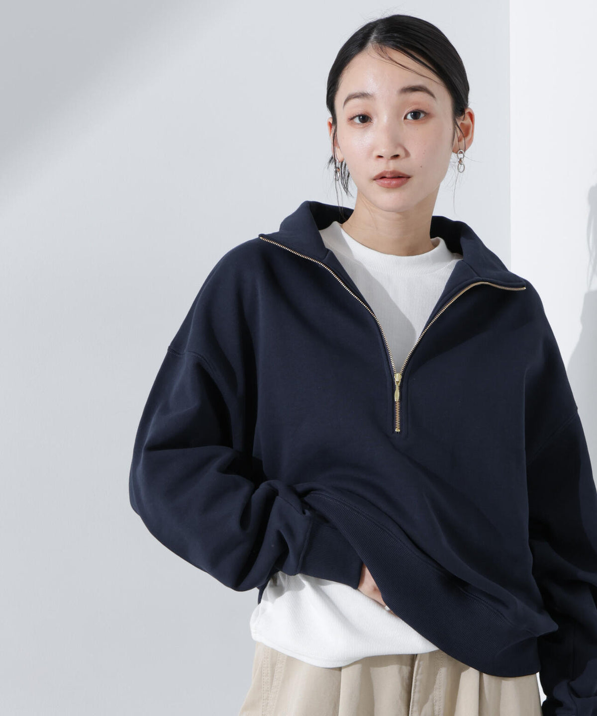 抗菌防臭リブロングスリーブTシャツ 6735123307
