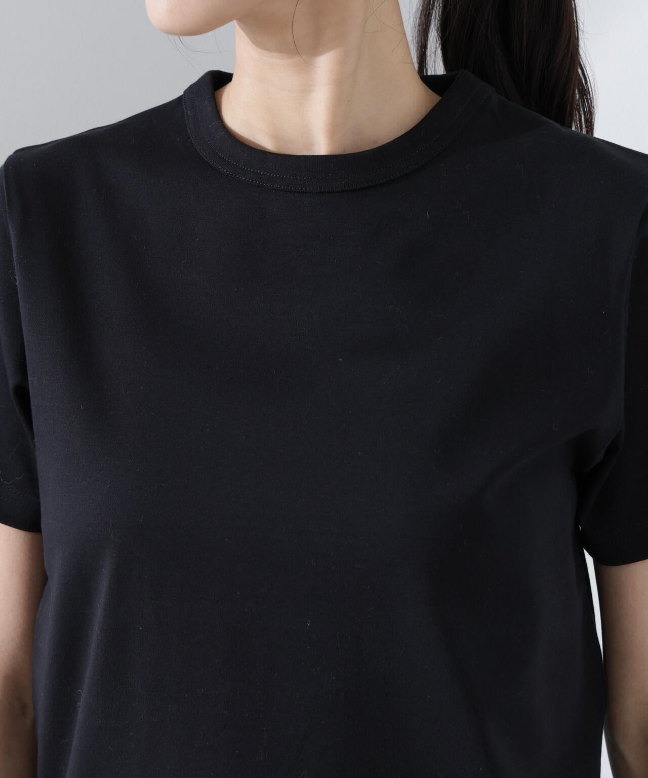 Anti SmellスムースシルケットクルーネックTシャツ 6735124301