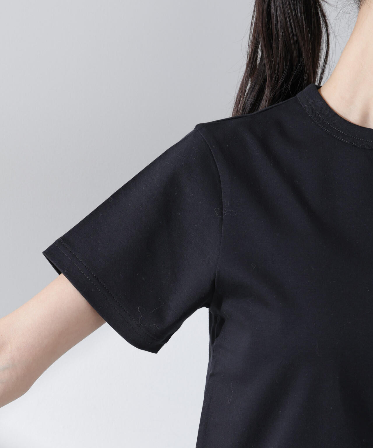 Anti SmellスムースシルケットクルーネックTシャツ 6735124301