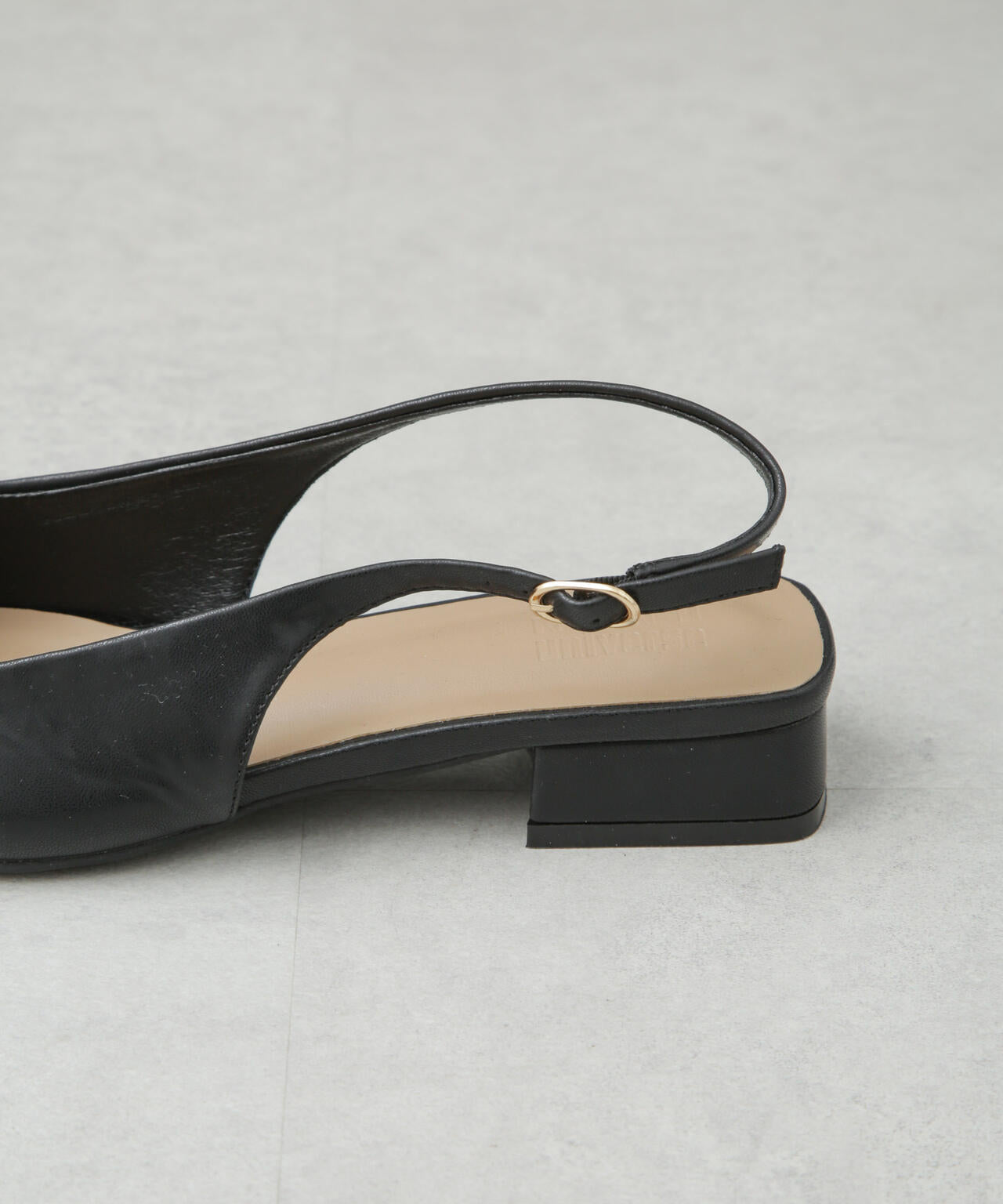 スリングバックスクエアトゥパンプス 6735133300