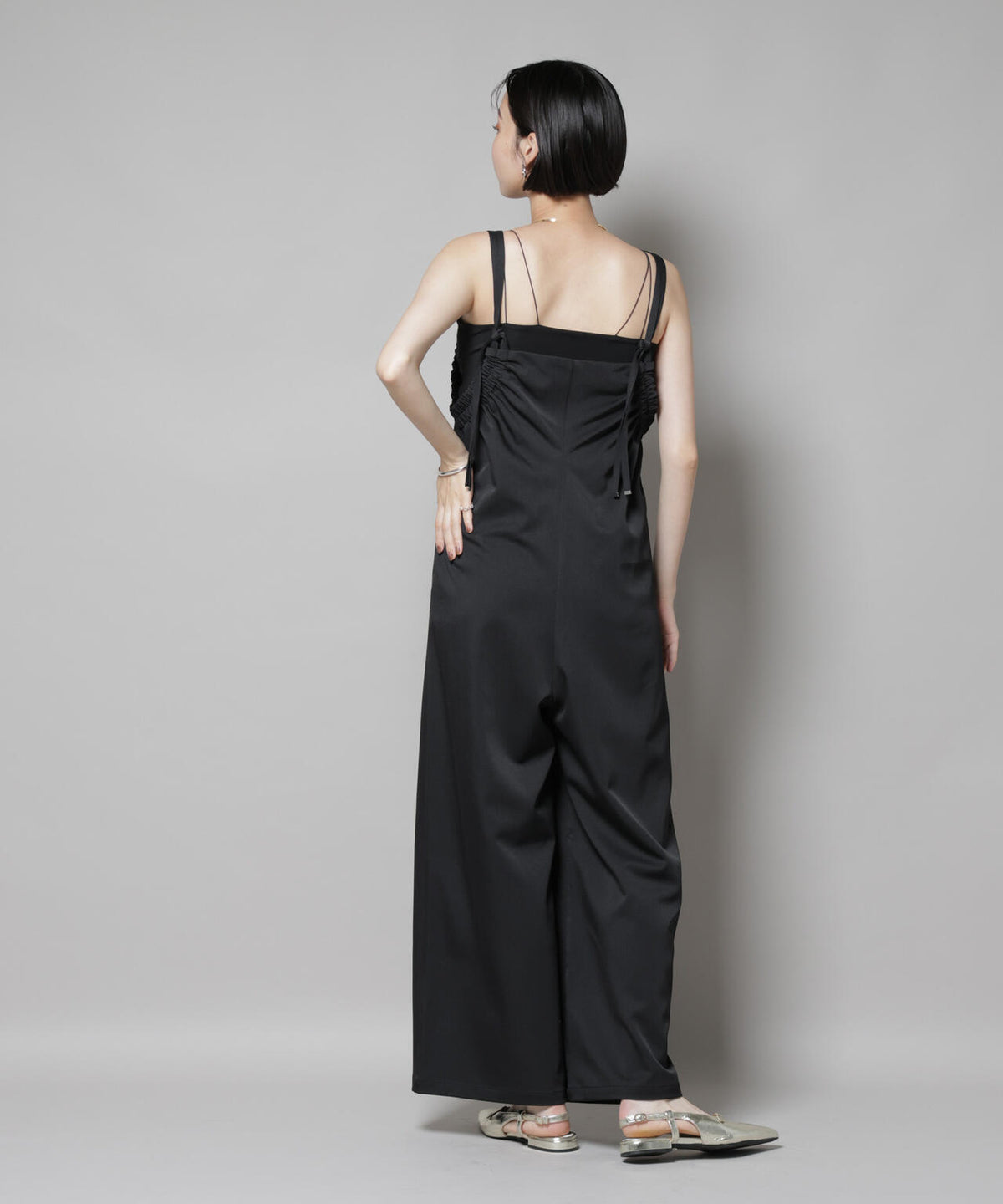 ギャザーデザインサロペットパンツ 6735219310