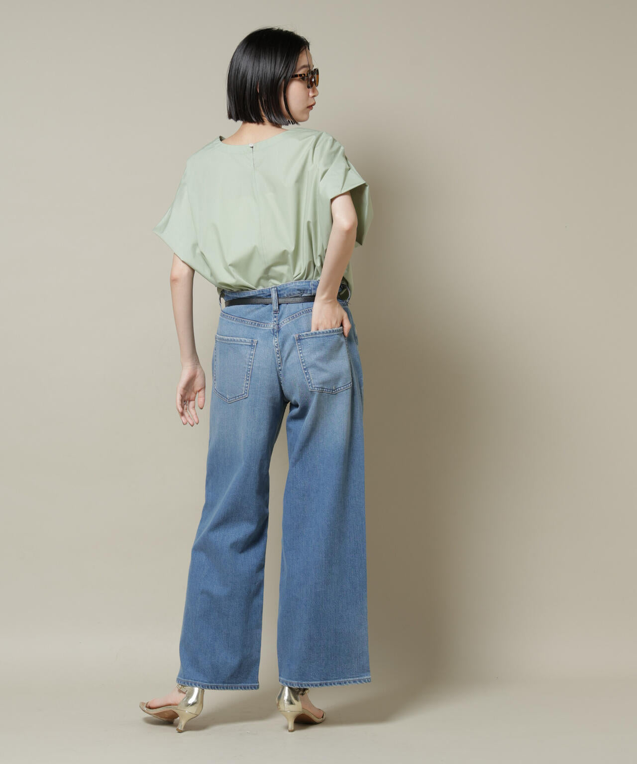ドルマンワイドスキッパーブラウス 6735221304