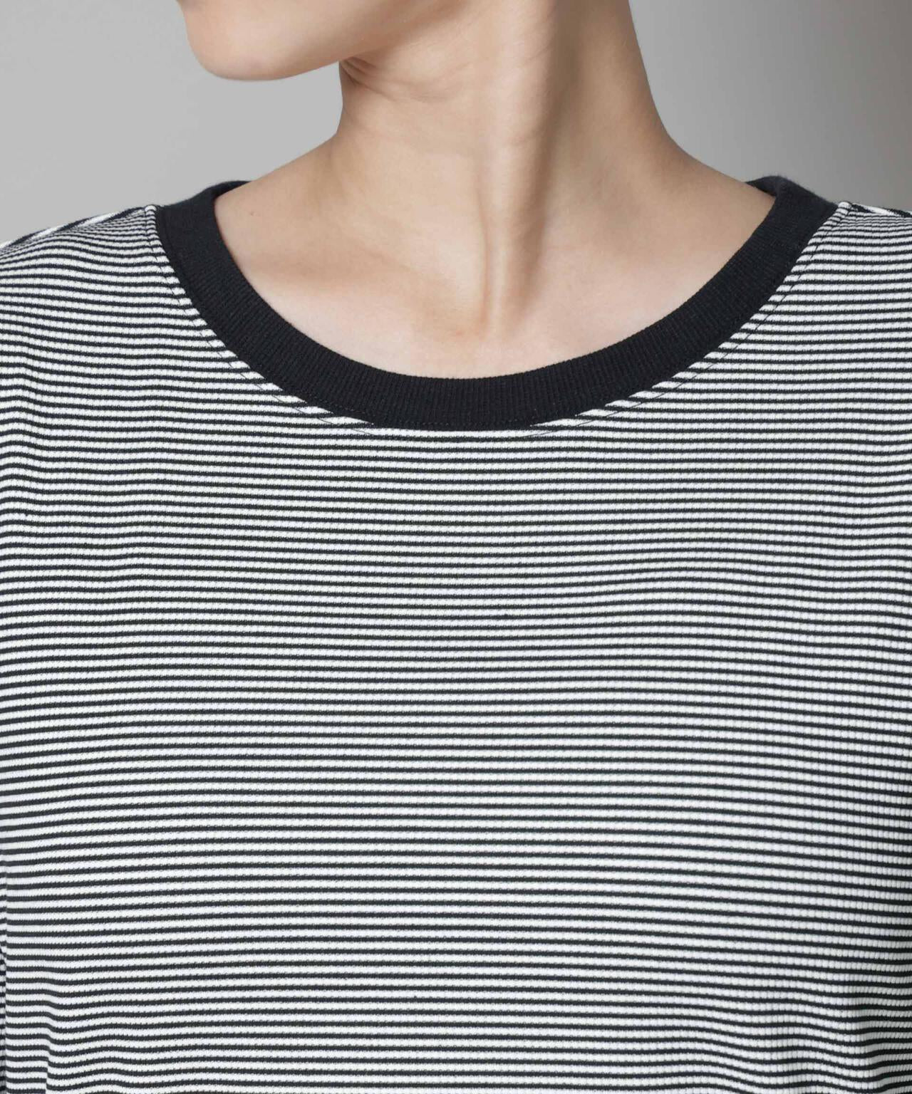 ミジンボーダーロングスリーブTシャツ 6735223303