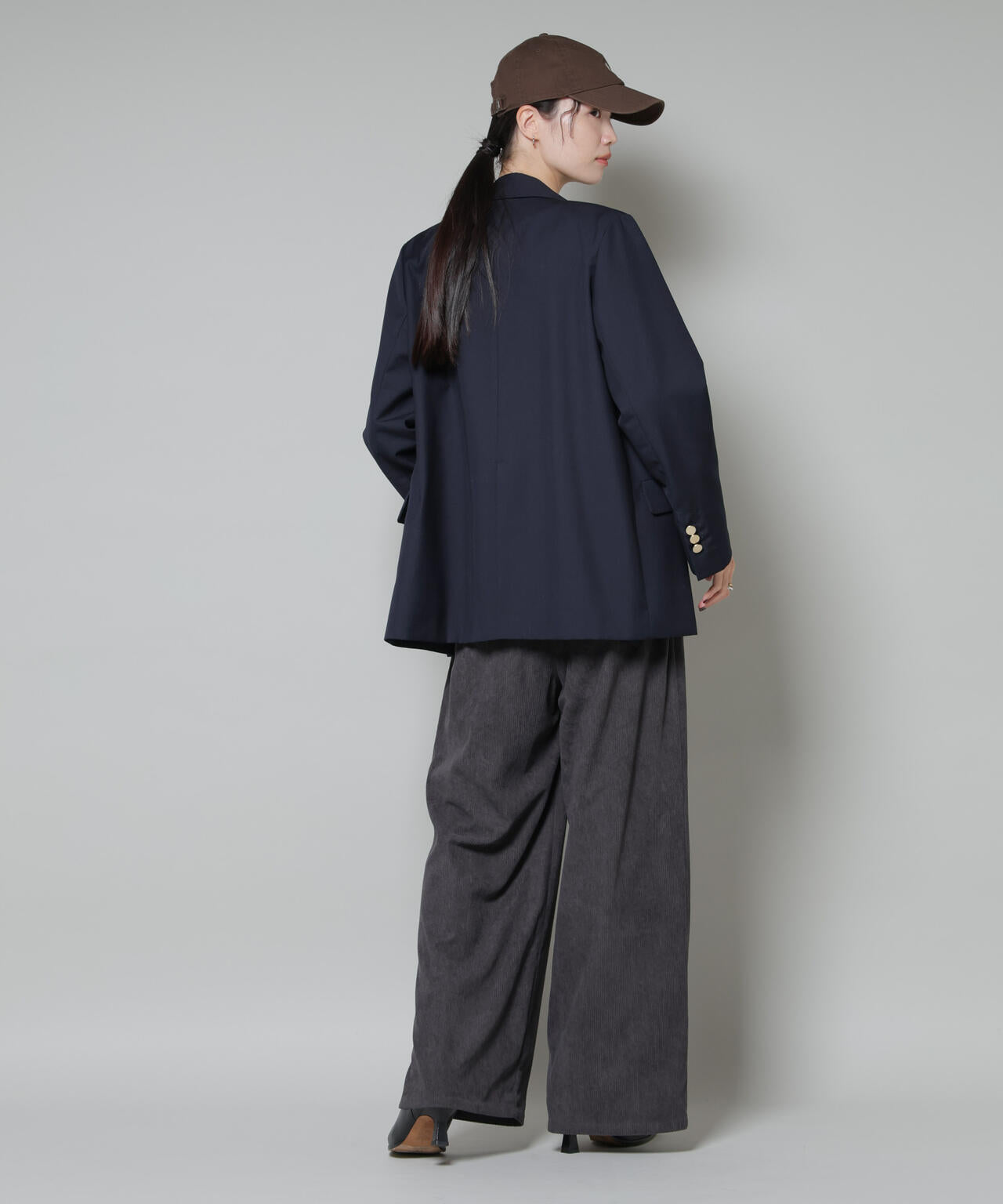 ソフトコーデュロイストレートパンツ 6735227319