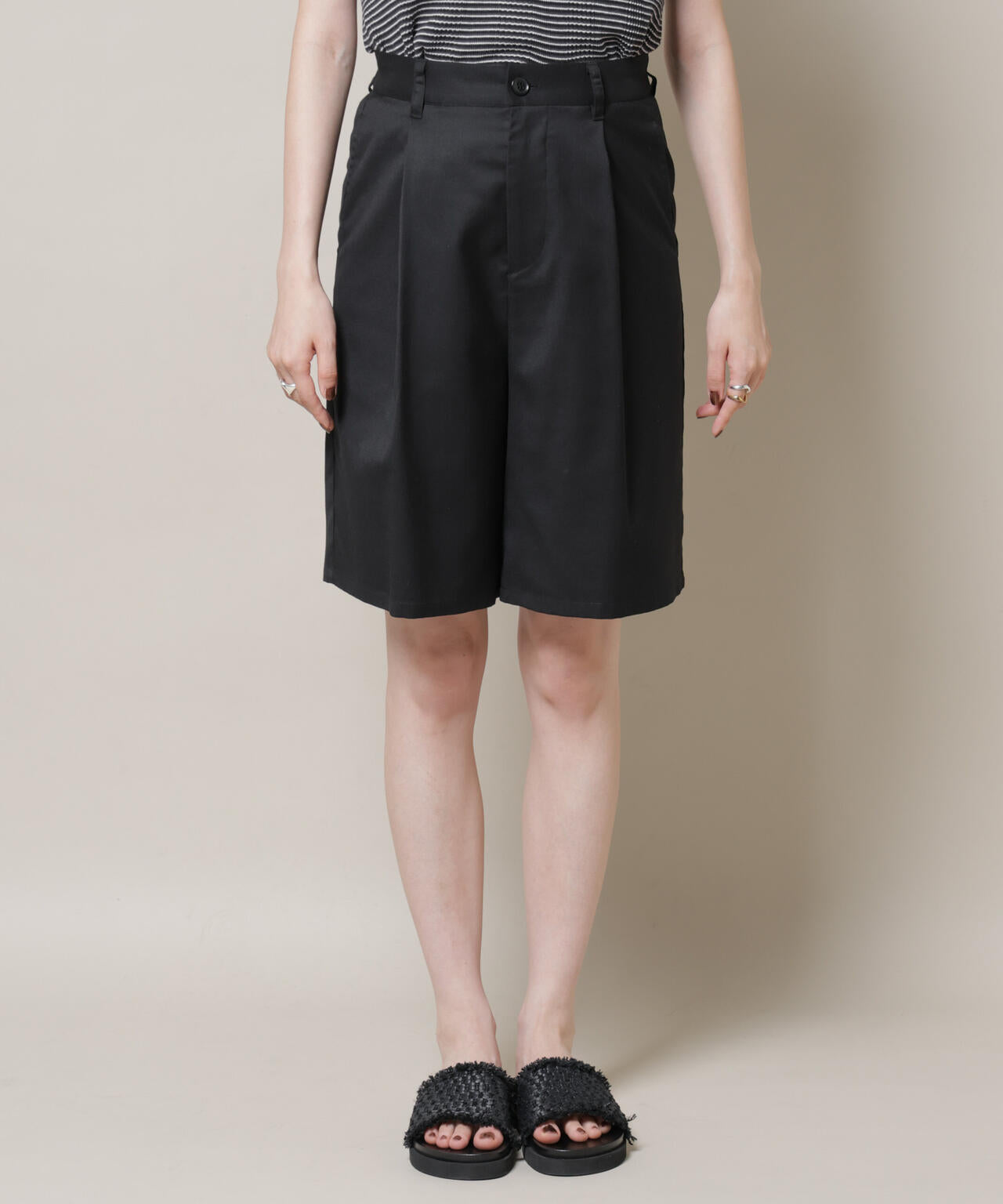 ワンタックショートパンツ(セットアップ可) 6735228300