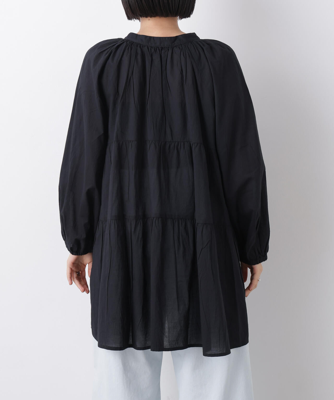 made in INDIA ティアードチュニックブラウス 6736120303