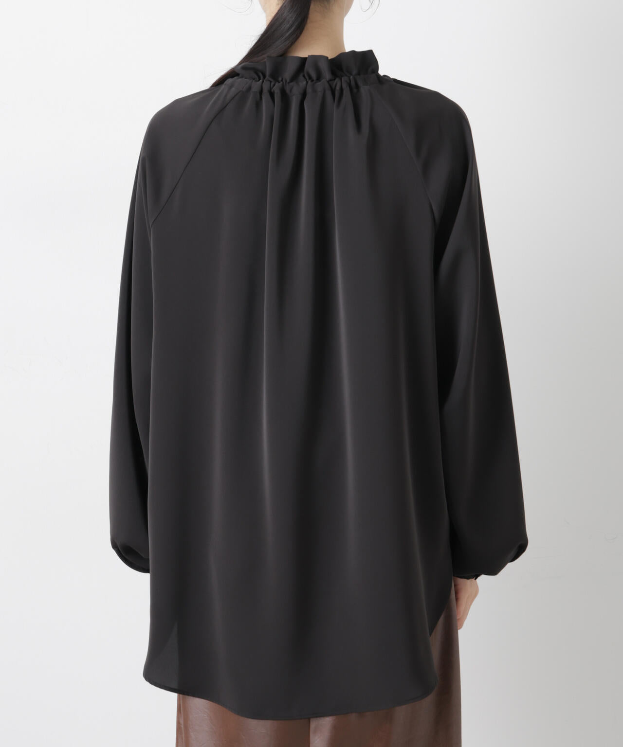 フリルカラーボータイブラウス 6736120306