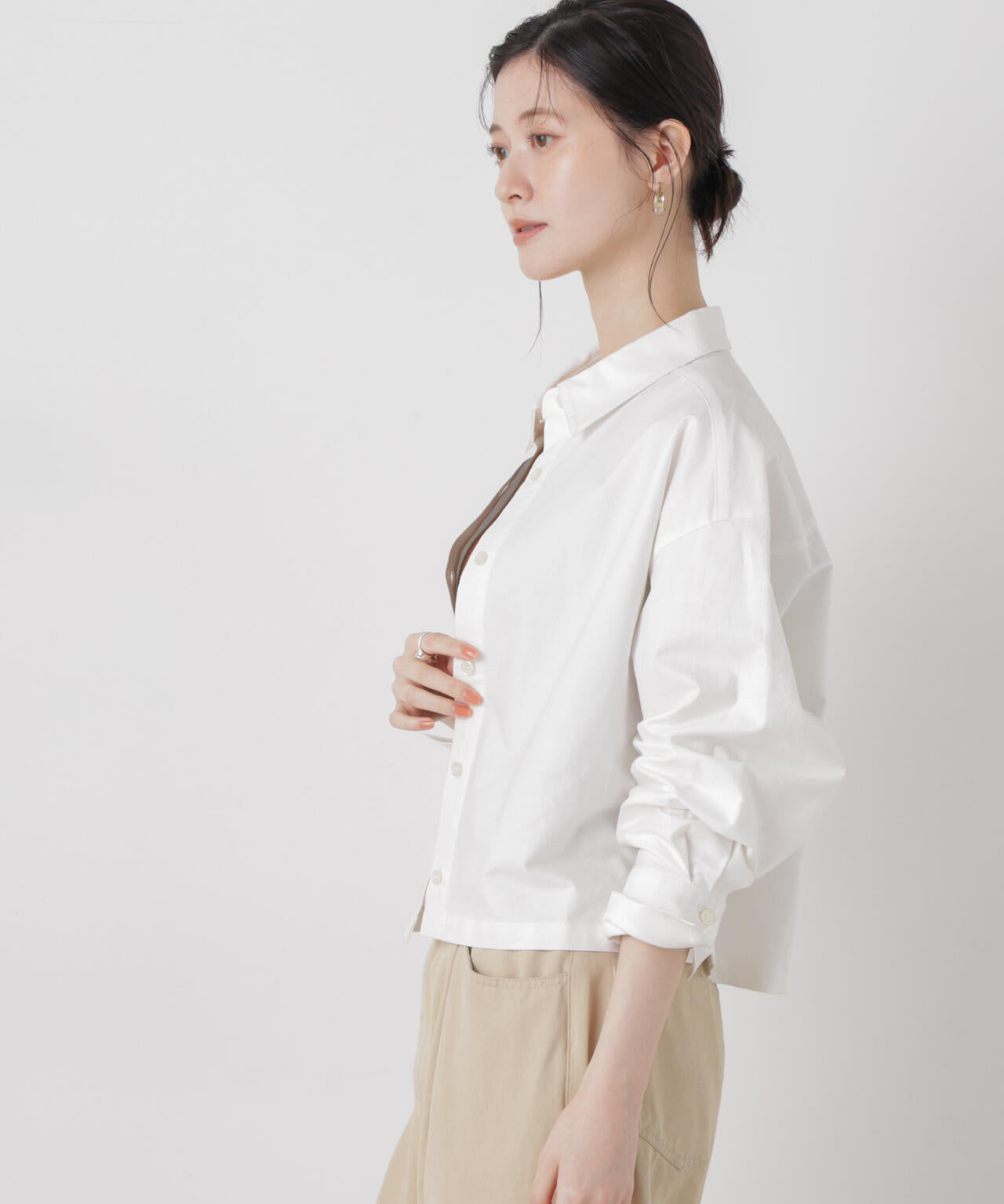 オックスクロップドシャツ 6736120312