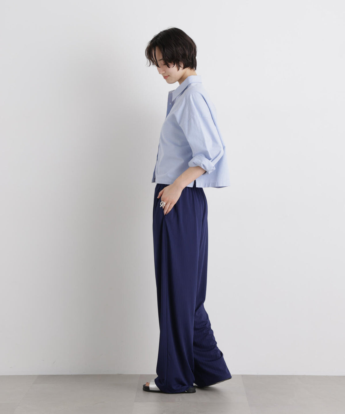 オックスクロップドシャツ 6736120312