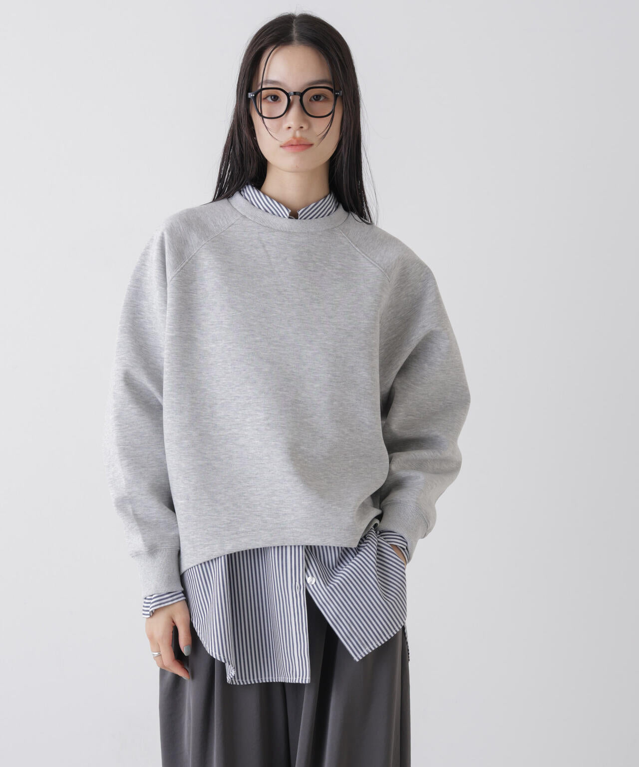 ソフトダンボールドルマンコクーンシルエットプルオーバー 6736123302