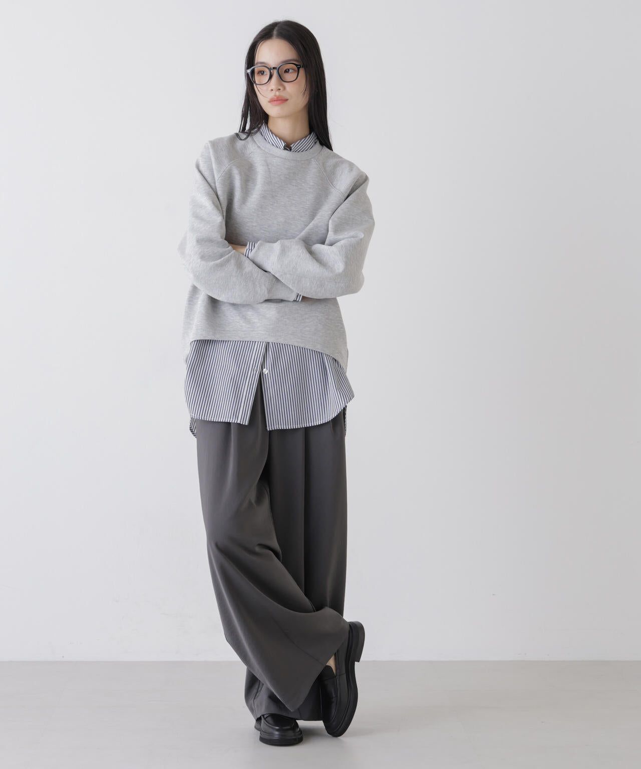 ソフトダンボールドルマンコクーンシルエットプルオーバー 6736123302