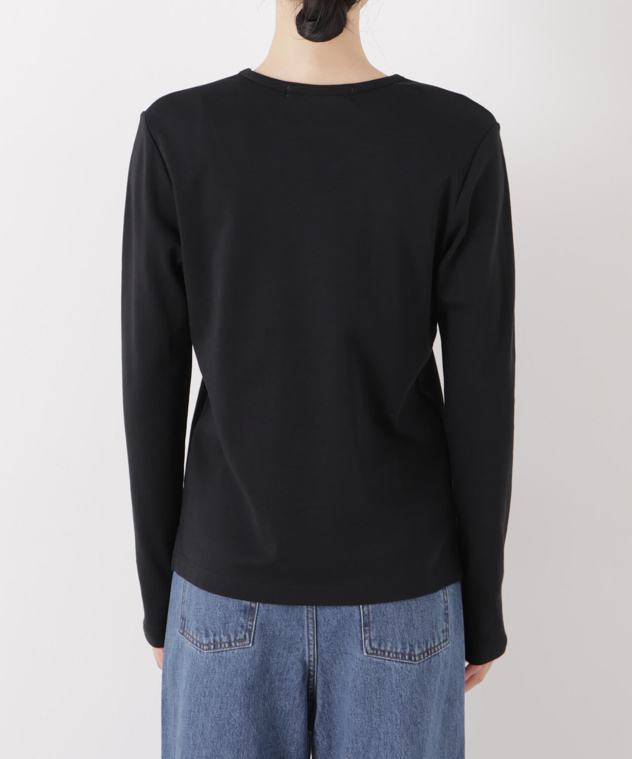 Repur加工 スムースシルケットロングスリーブトップス 6736123308