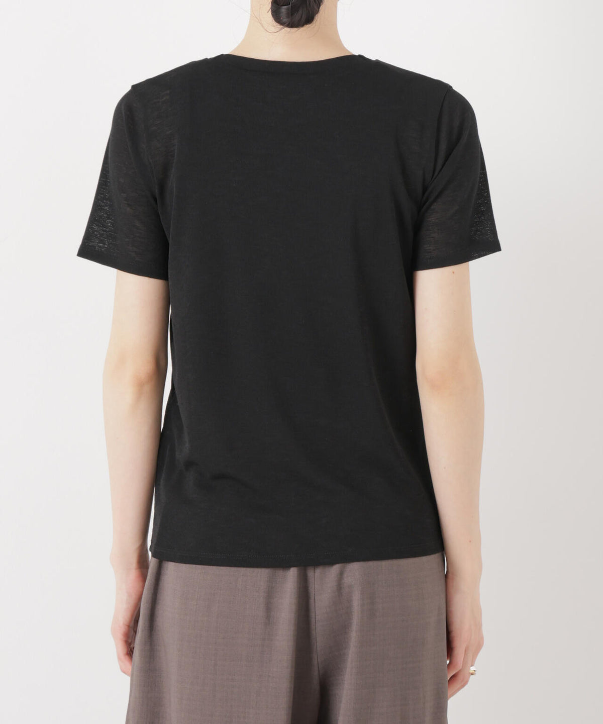 スラブシアー半袖Tシャツ 6736124301