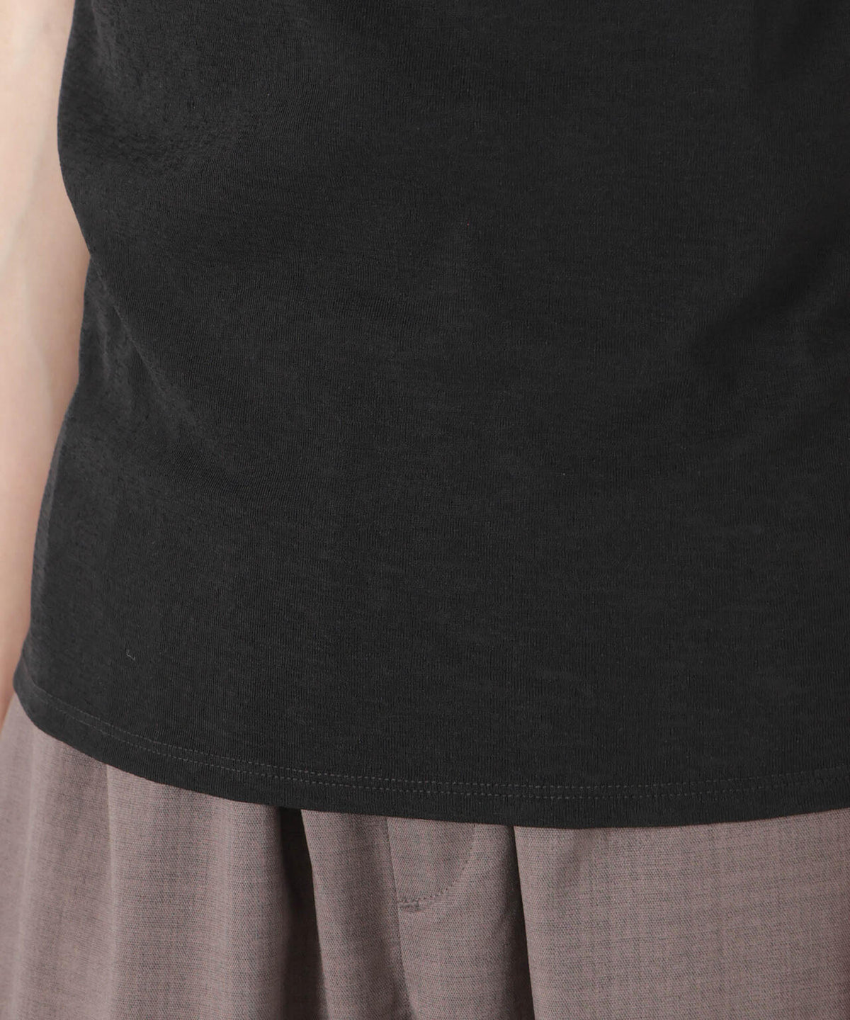 スラブシアー半袖Tシャツ 6736124301
