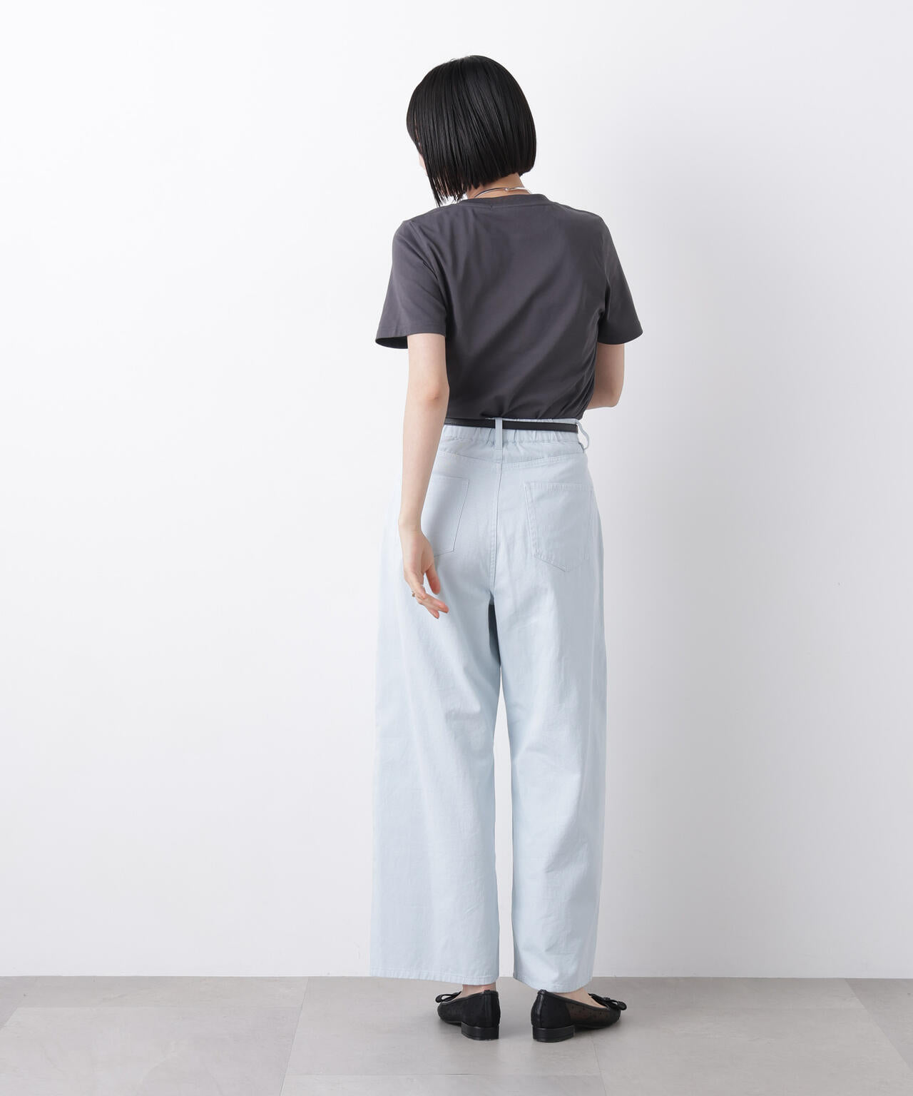 接触冷感&紫外線防止機能 ロゴプリントTシャツ 6736124302